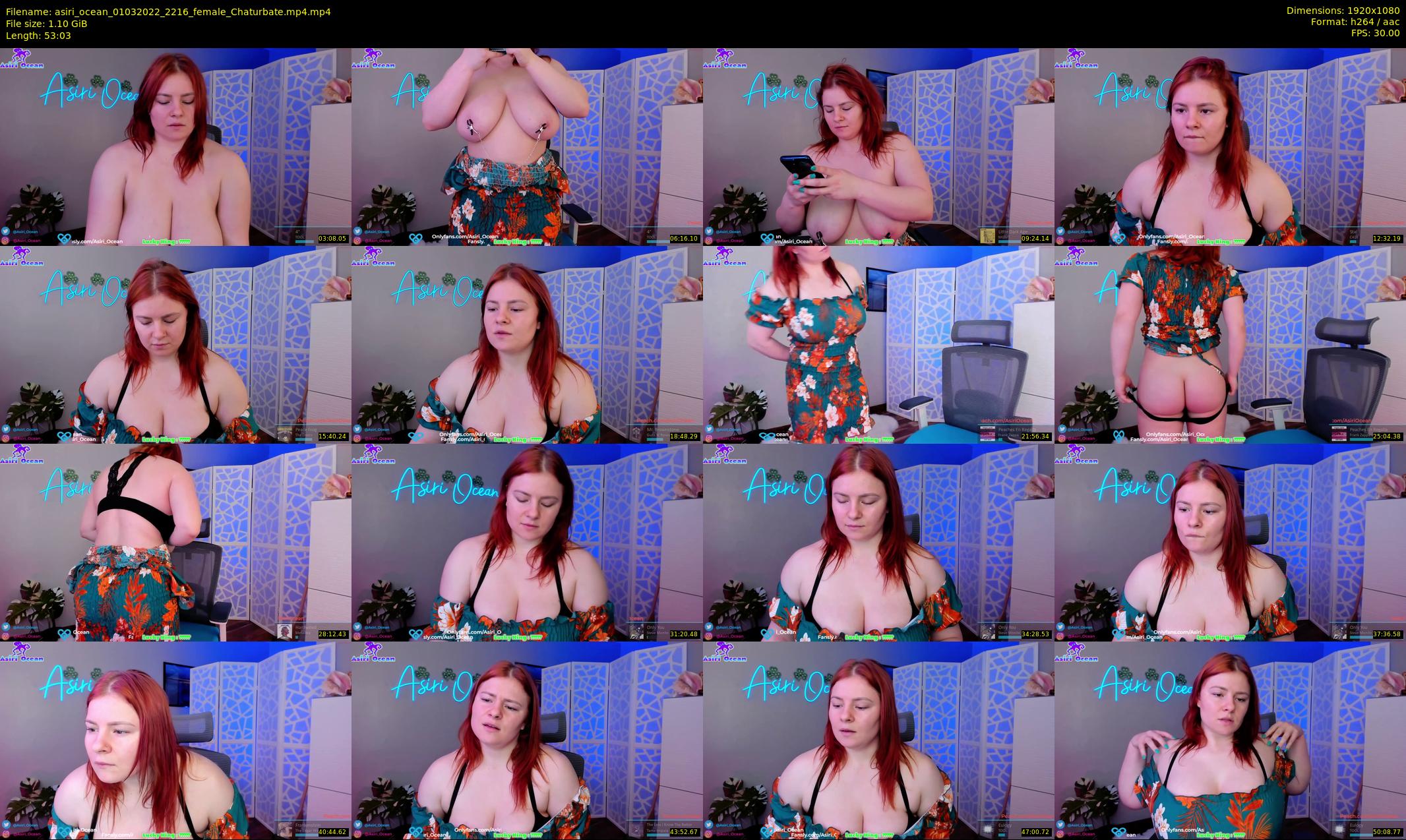 asiri_ocean — 54 minute Chaturbate female cam show recording, 1080p, Mar 1, 2022