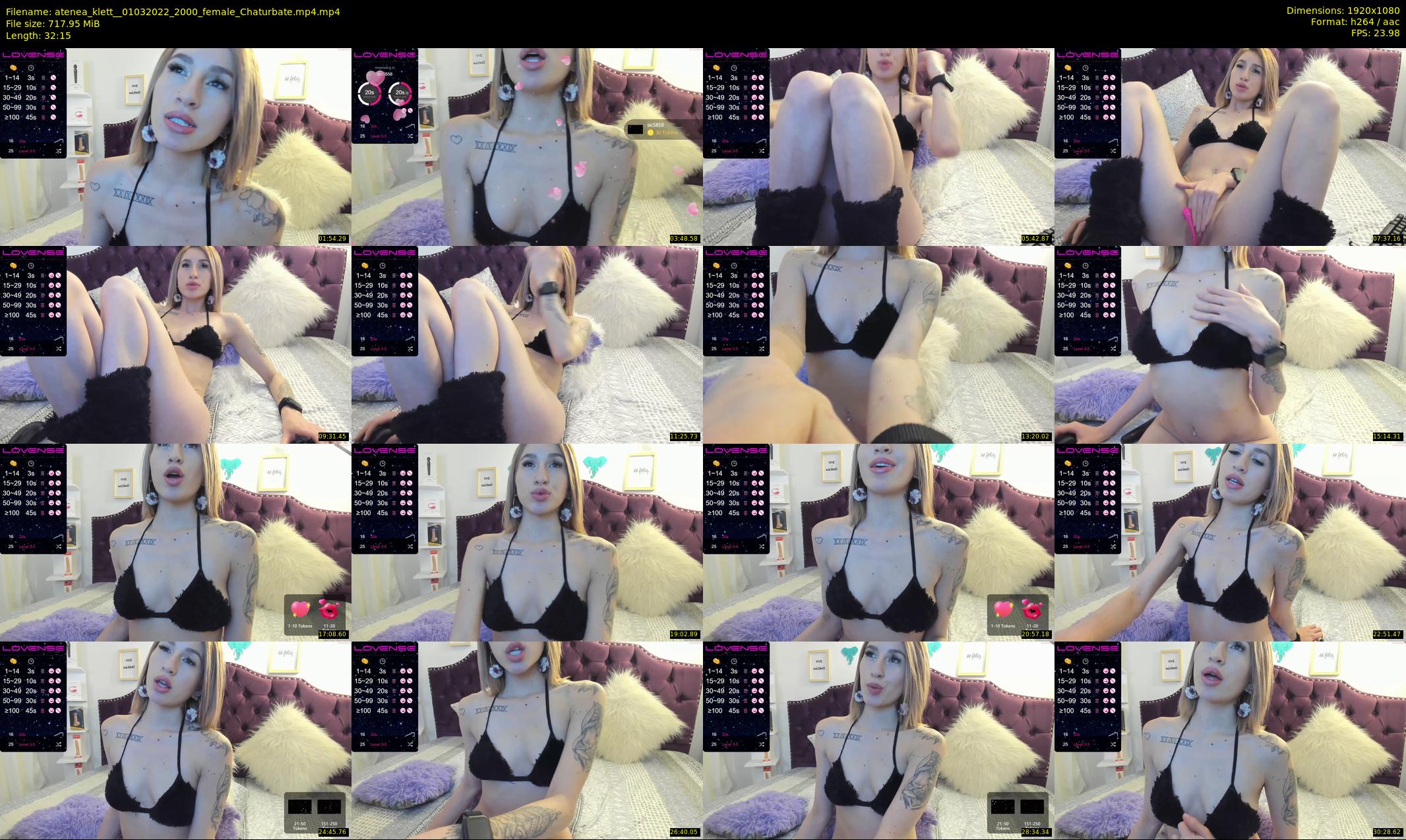 atenea_klett_ — 33 minute Chaturbate female cam show recording, 1080p, Mar 1, 2022
