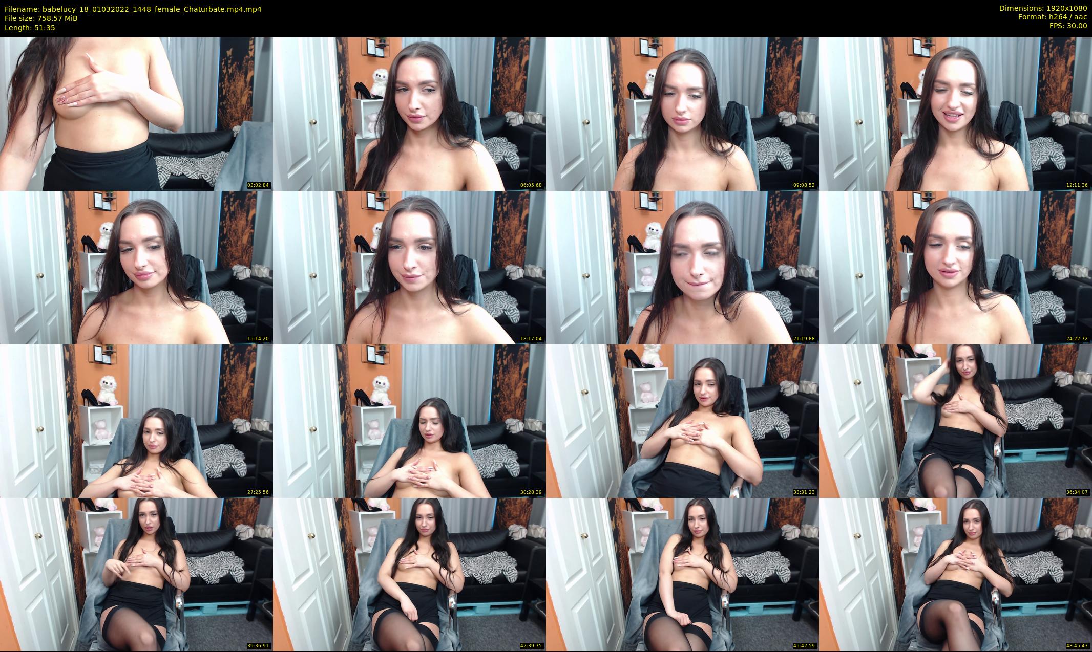 babelucy_18 — 52 minute Chaturbate female cam show recording, 1080p, Mar 1, 2022