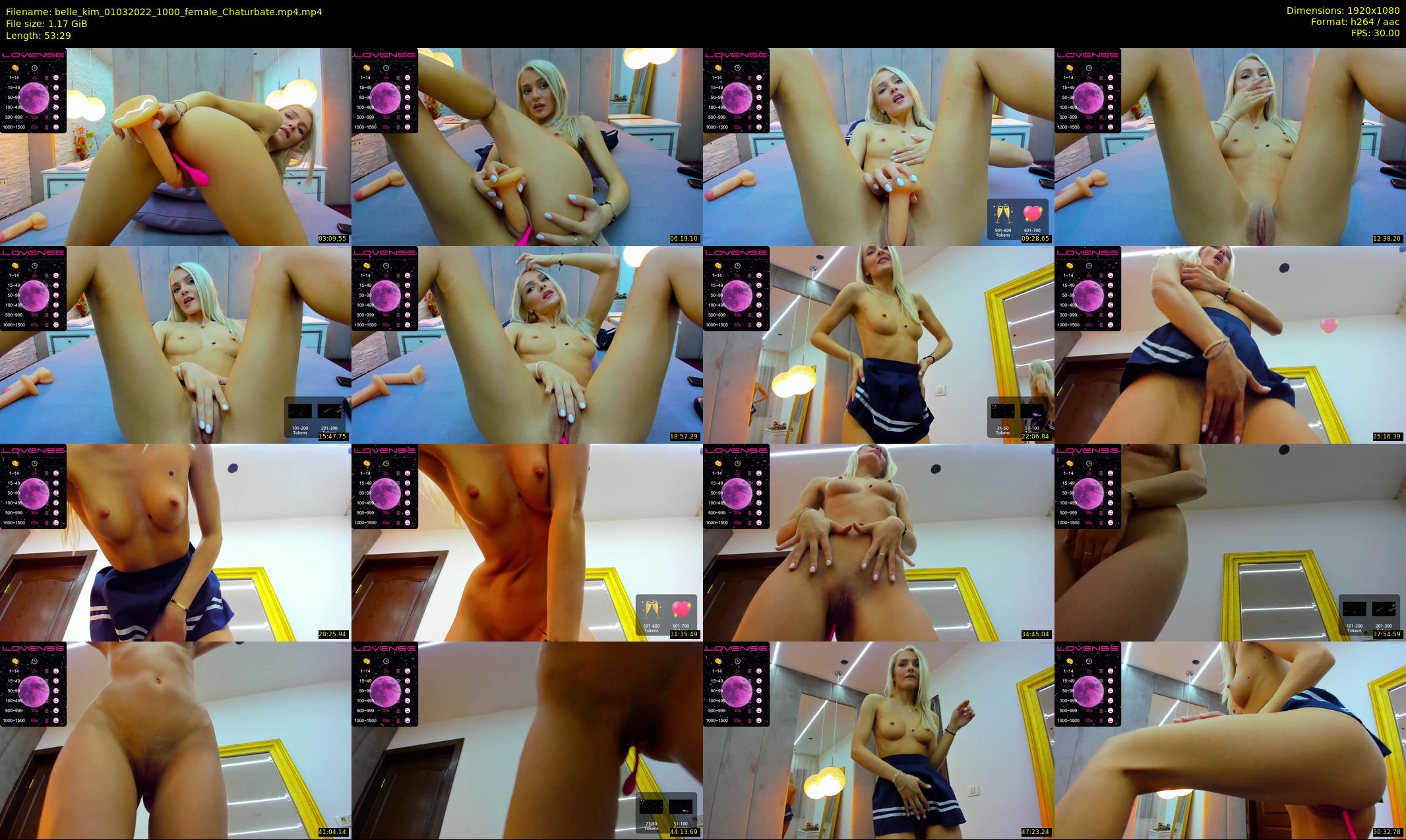 belle_kim — 54 minute Chaturbate female cam show recording, 1080p, Mar 1, 2022