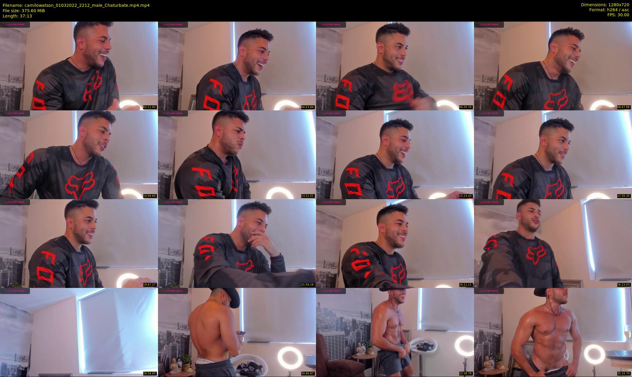 camilowatson — 38 minute Chaturbate male cam show recording, 720p, Mar 1, 2022