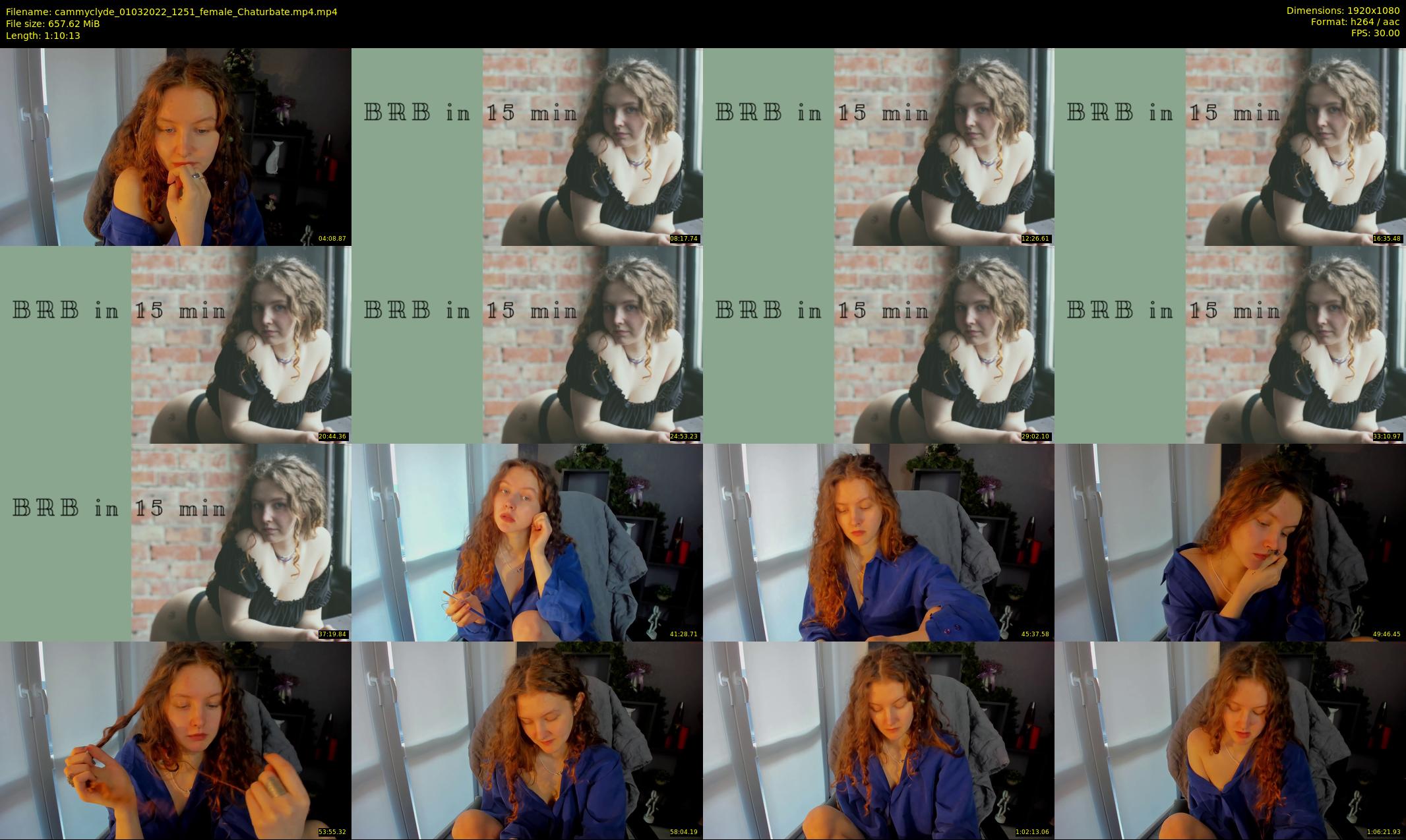 cammyclyde — 71 minute Chaturbate female cam show recording, 1080p, Mar 1, 2022