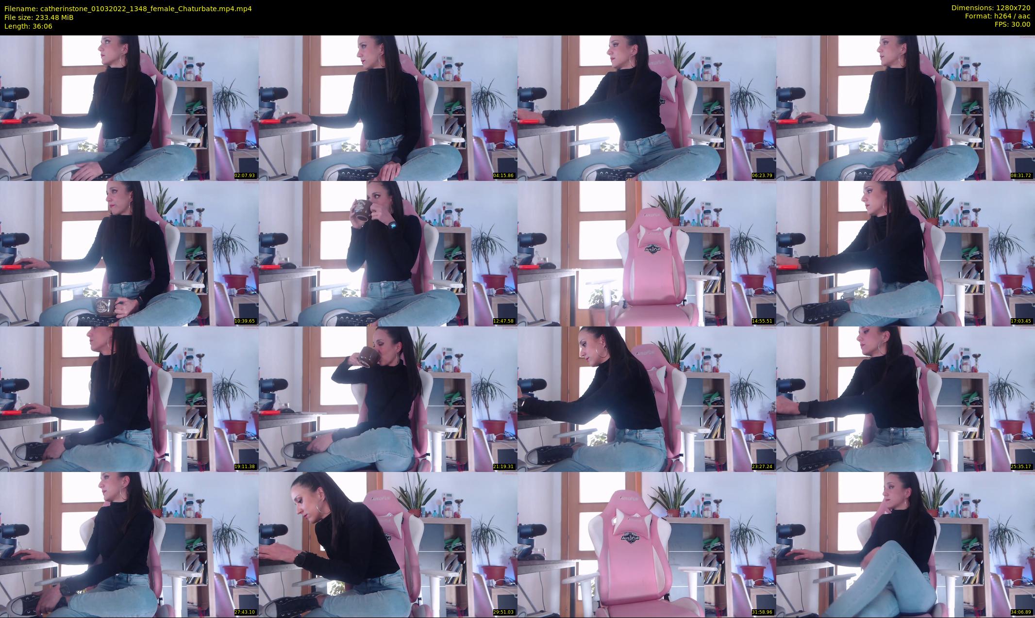 catherinstone — 37 minute Chaturbate female cam show recording, 720p, Mar 1, 2022