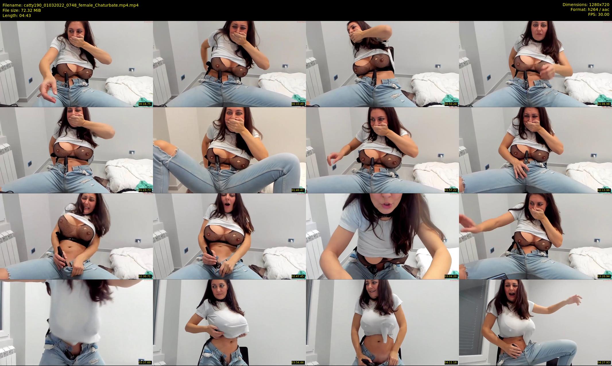 catty190 — 5 minute Chaturbate female cam show recording, 720p, Mar 1, 2022