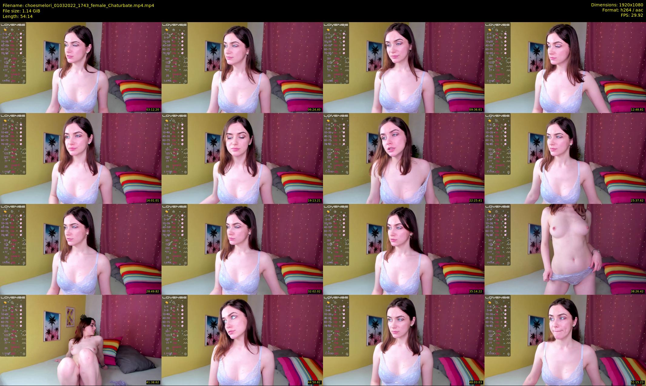choesmelori — 55 minute Chaturbate couple cam show recording, 1080p, Mar 1, 2022