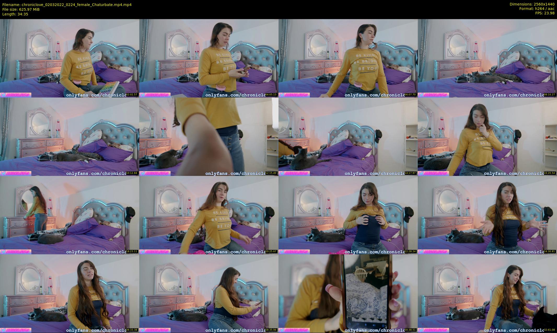 chroniclove — 35 minute Chaturbate female cam show recording, 1080p, Mar 2, 2022