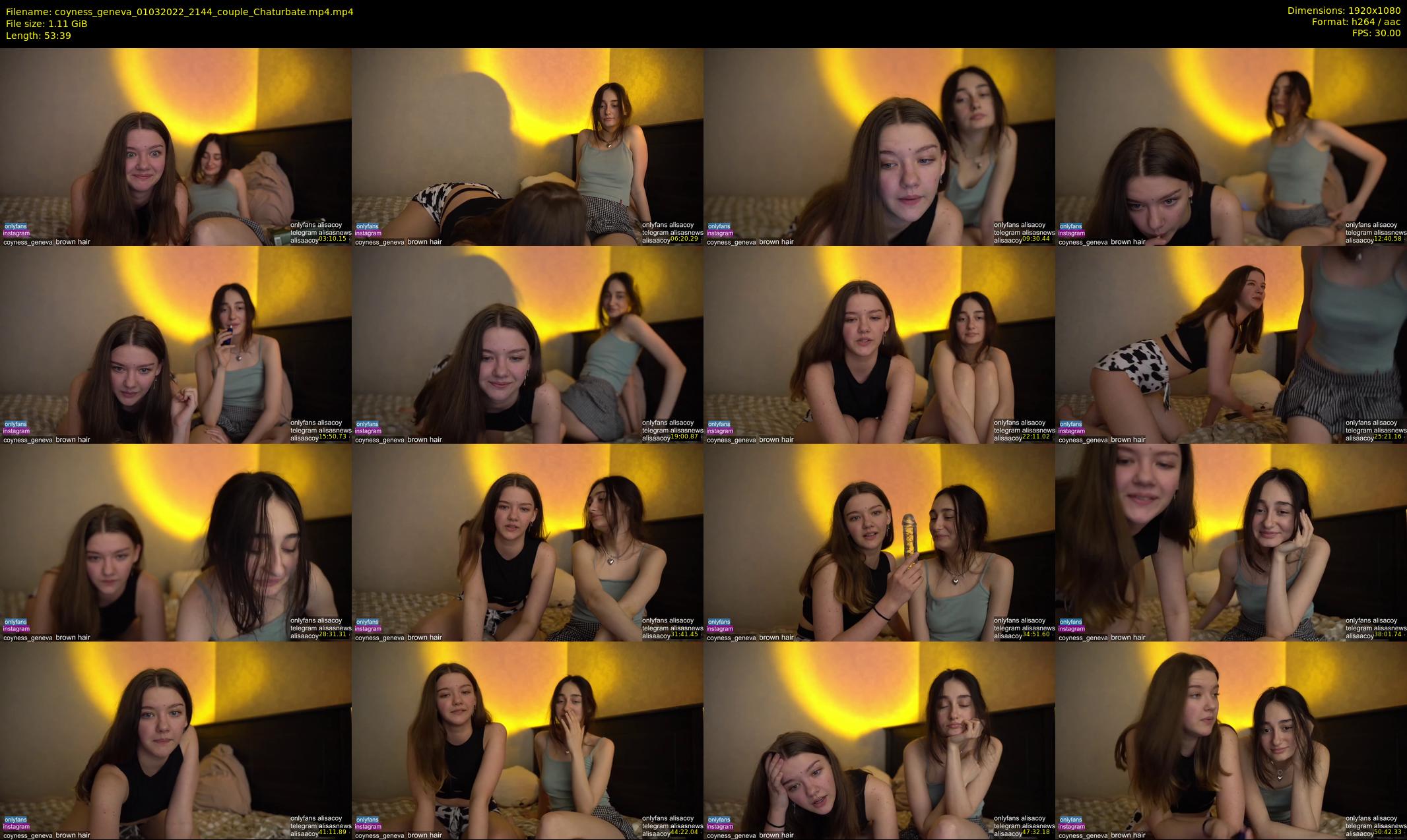 coyness_geneva — 54 minute Chaturbate female cam show recording, 1080p, Mar 1, 2022