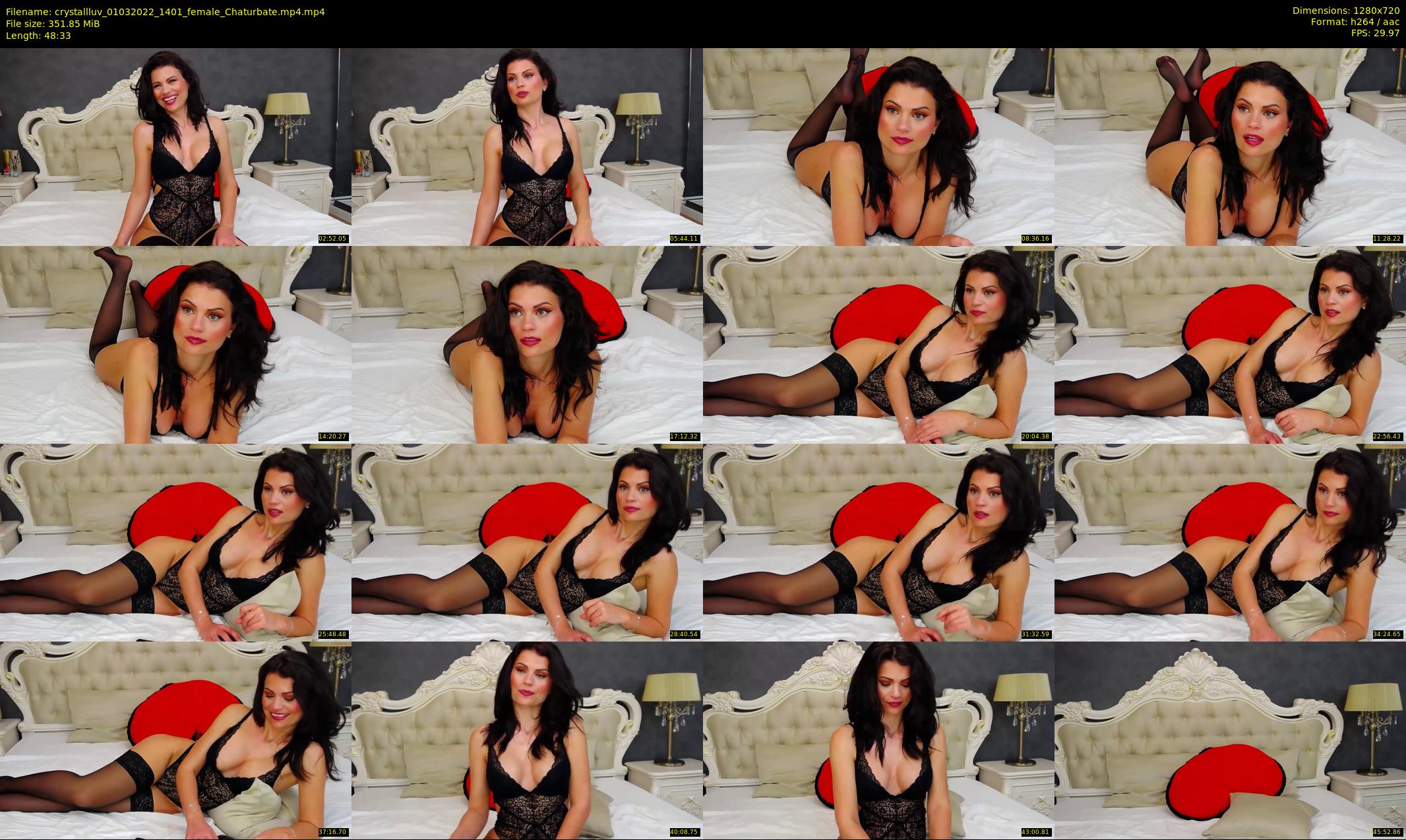 crystallluv — 49 minute Chaturbate female cam show recording, 720p, Mar 1, 2022