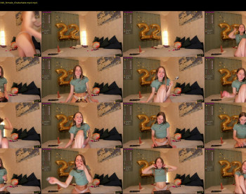 cute_pie_an — 20 minute Chaturbate female cam show recording, 1080p, Mar 1, 2022