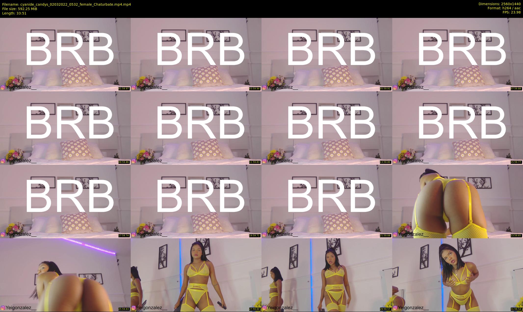 cyanide_candys — 34 minute Chaturbate female cam show recording, 1080p, Mar 2, 2022