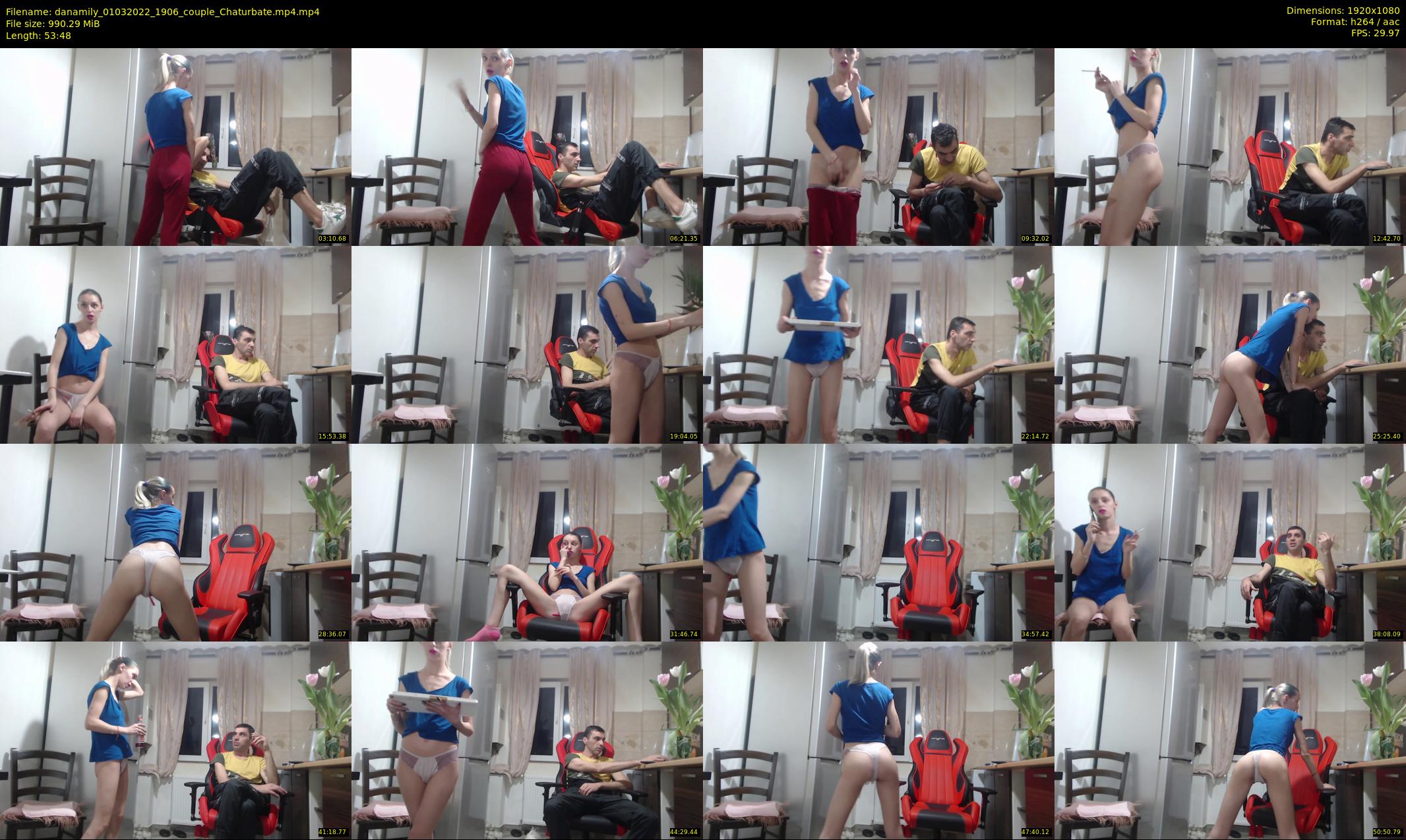 danamily — 54 minute Chaturbate female cam show recording, 1080p, Mar 1, 2022