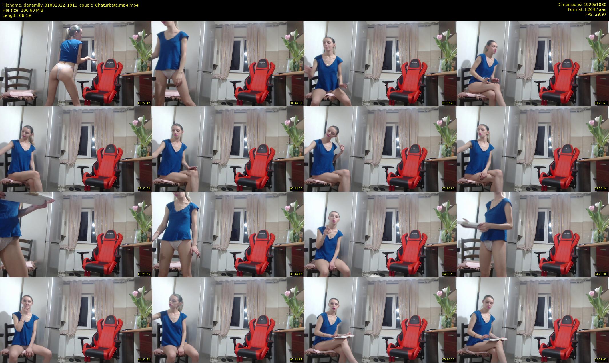 danamily — 7 minute Chaturbate female cam show recording, 1080p, Mar 1, 2022
