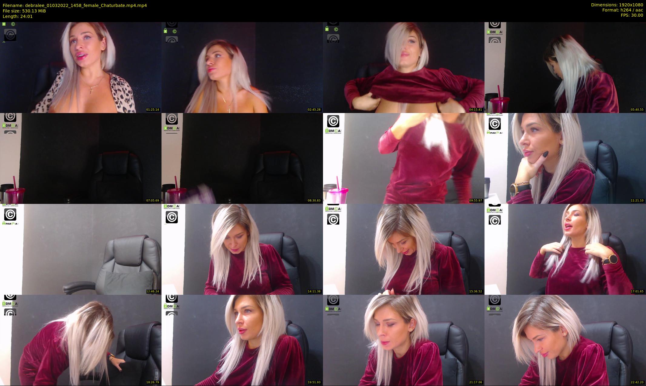 debralee — 25 minute Chaturbate female cam show recording, 1080p, Mar 1, 2022