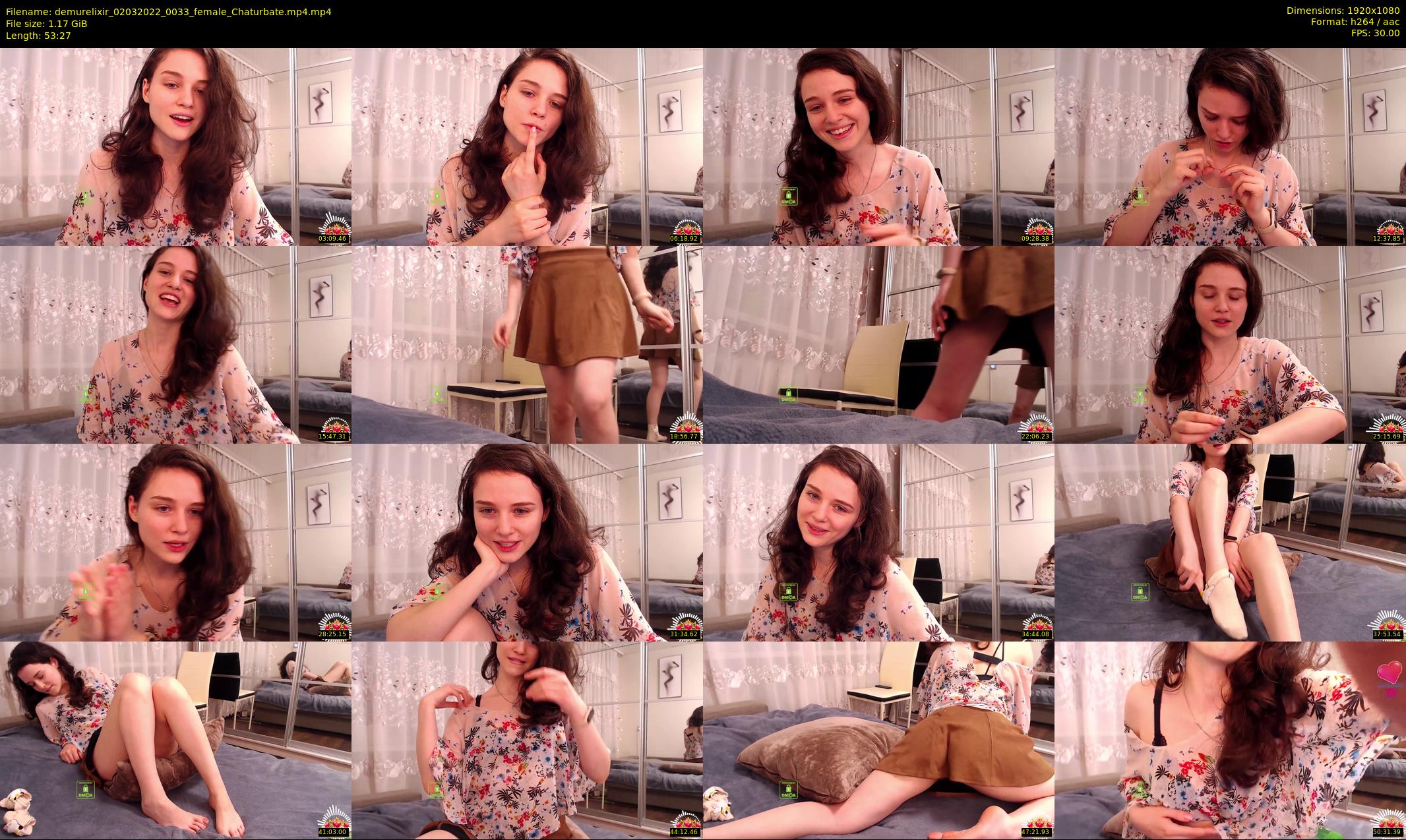 demurelixir — 54 minute Chaturbate female cam show recording, 1080p, Mar 2, 2022
