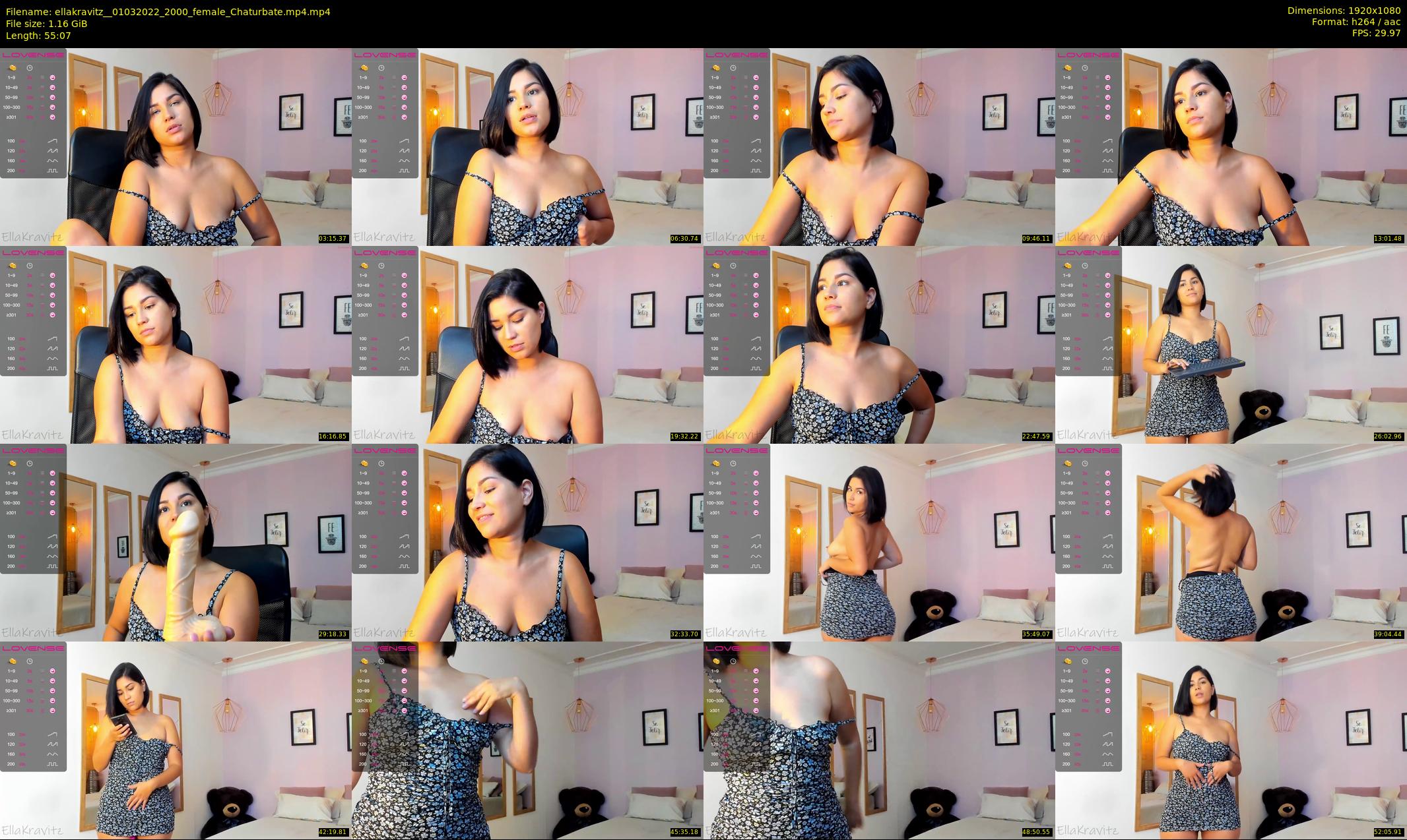 ellakravitz_ — 56 minute Chaturbate female cam show recording, 1080p, Mar 1, 2022