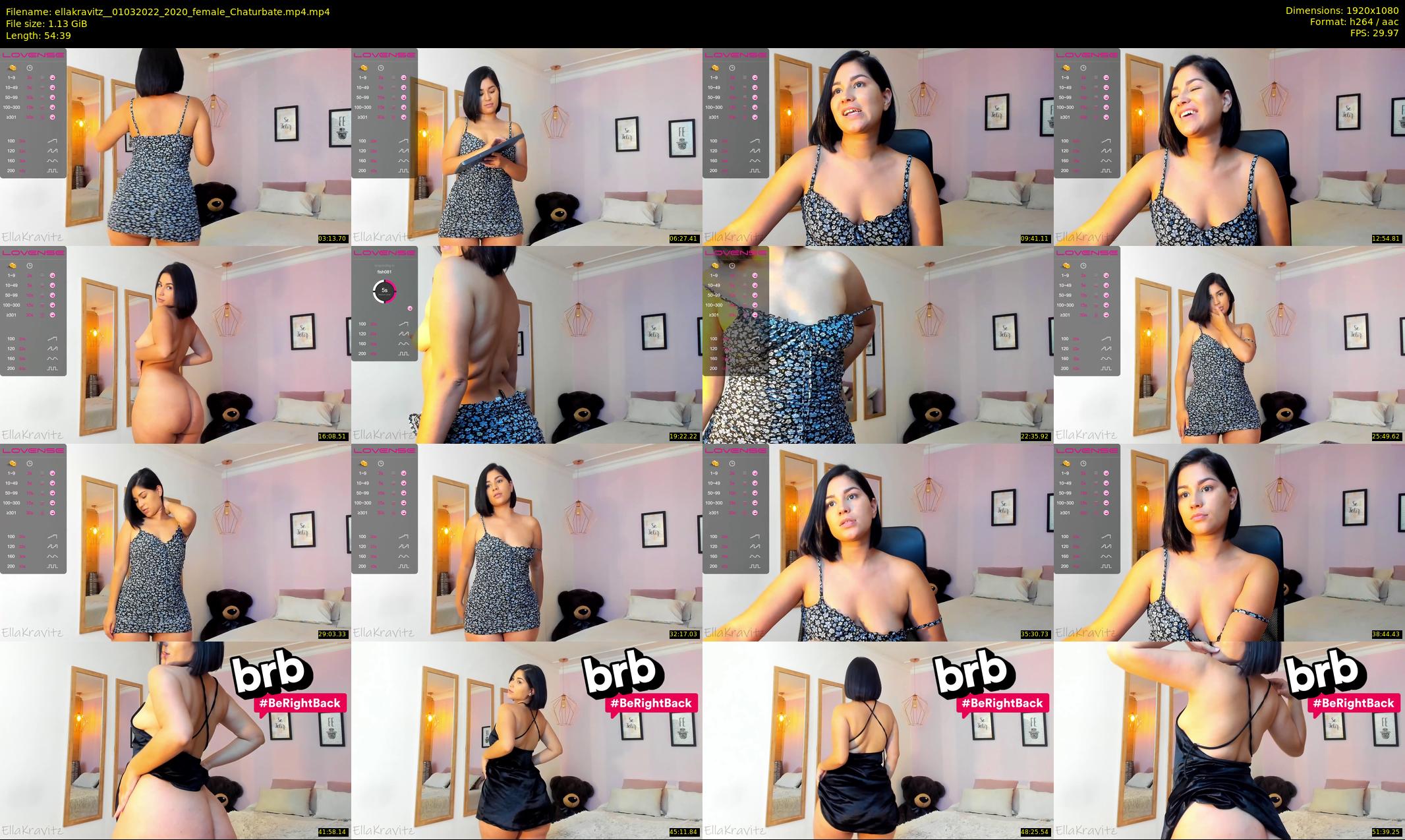 ellakravitz_ — 55 minute Chaturbate female cam show recording, 1080p, Mar 1, 2022
