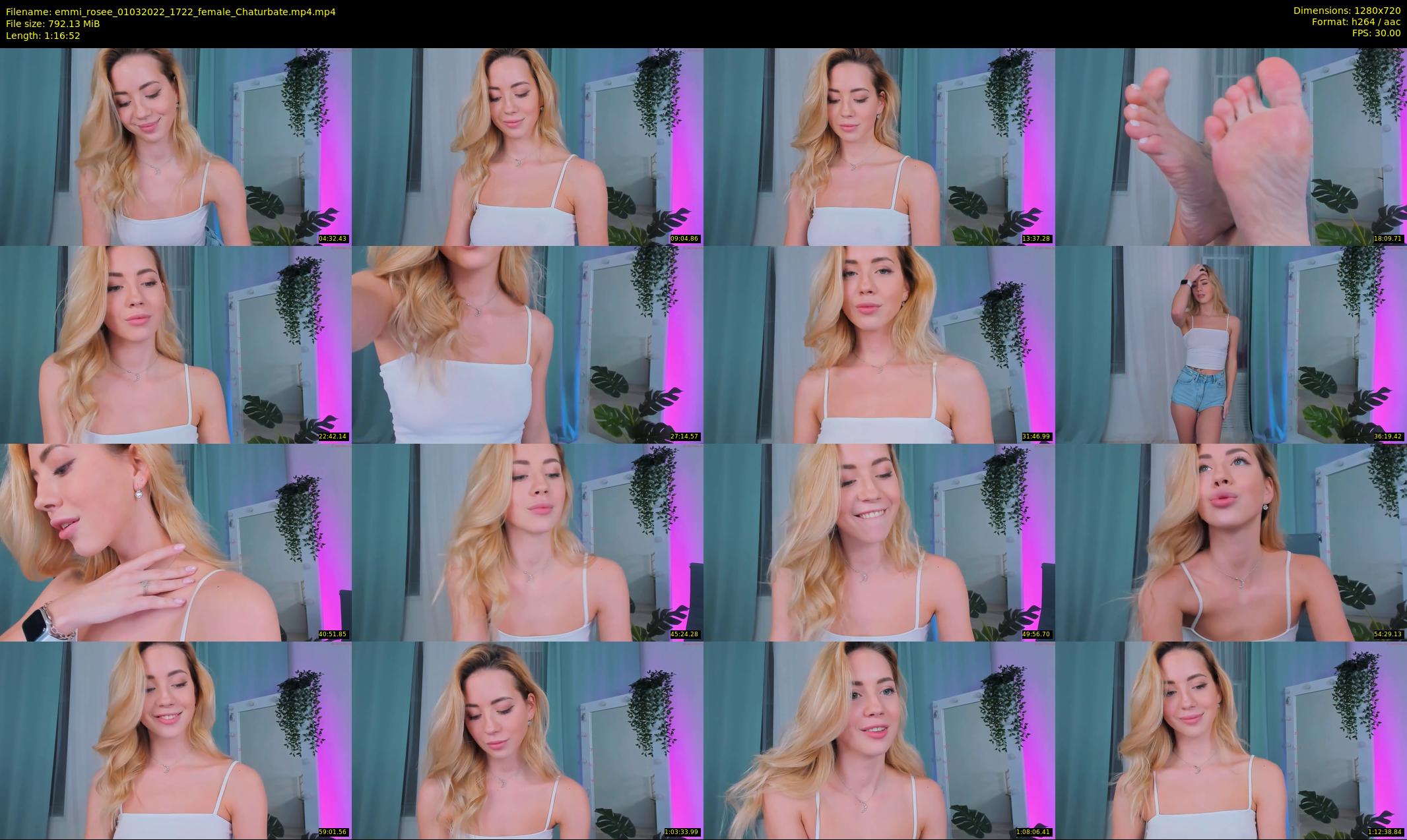 emmi_rosee — 77 minute Chaturbate female cam show recording, 720p, Mar 1, 2022