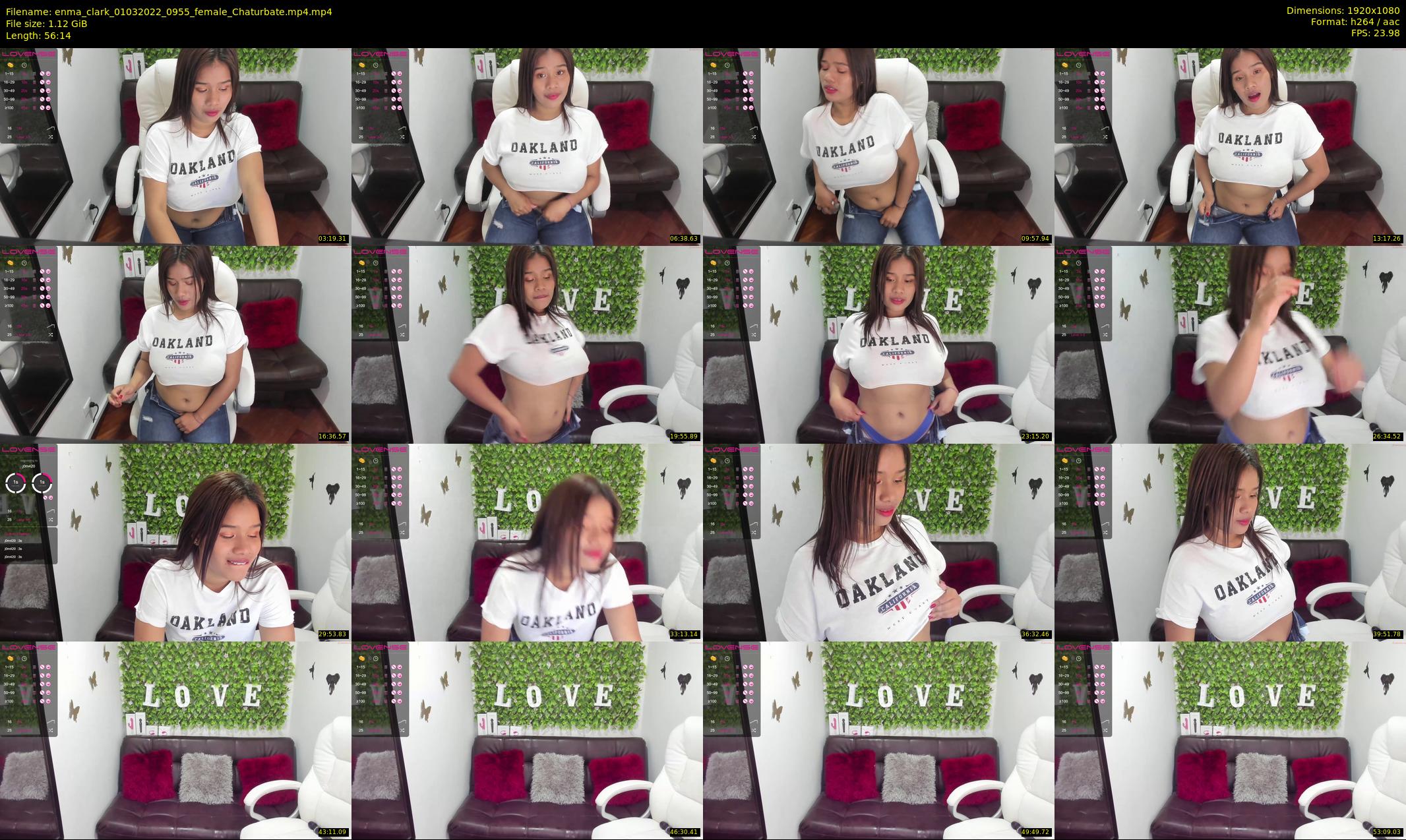 enma_clark — 57 minute Chaturbate female cam show recording, 1080p, Mar 1, 2022