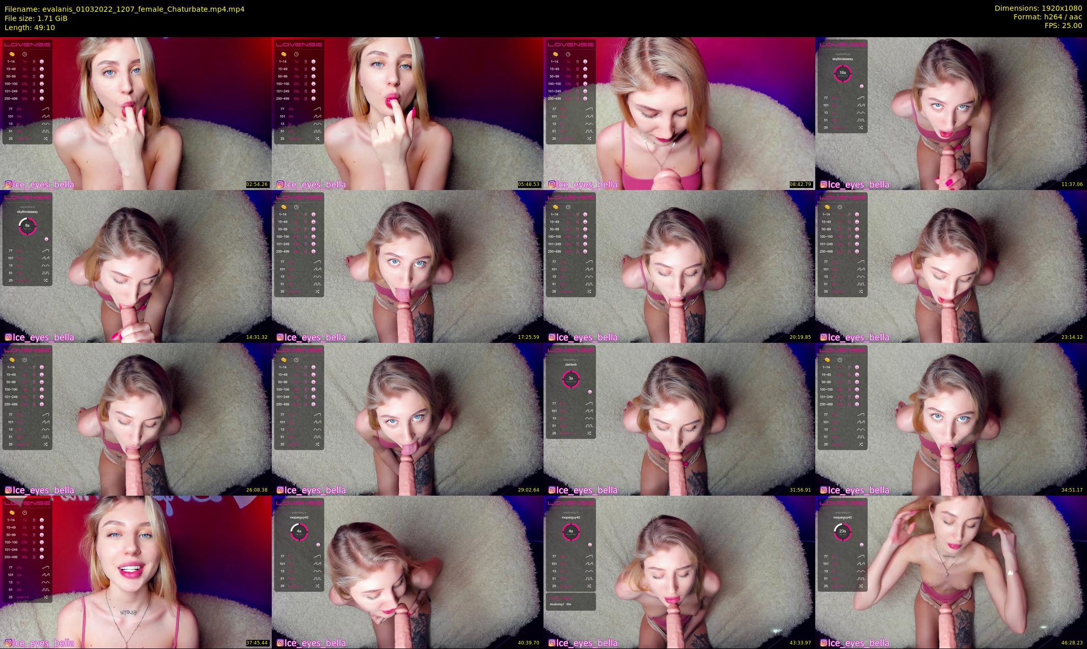 evalanis — 50 minute Chaturbate couple cam show recording, 1080p, Mar 1, 2022