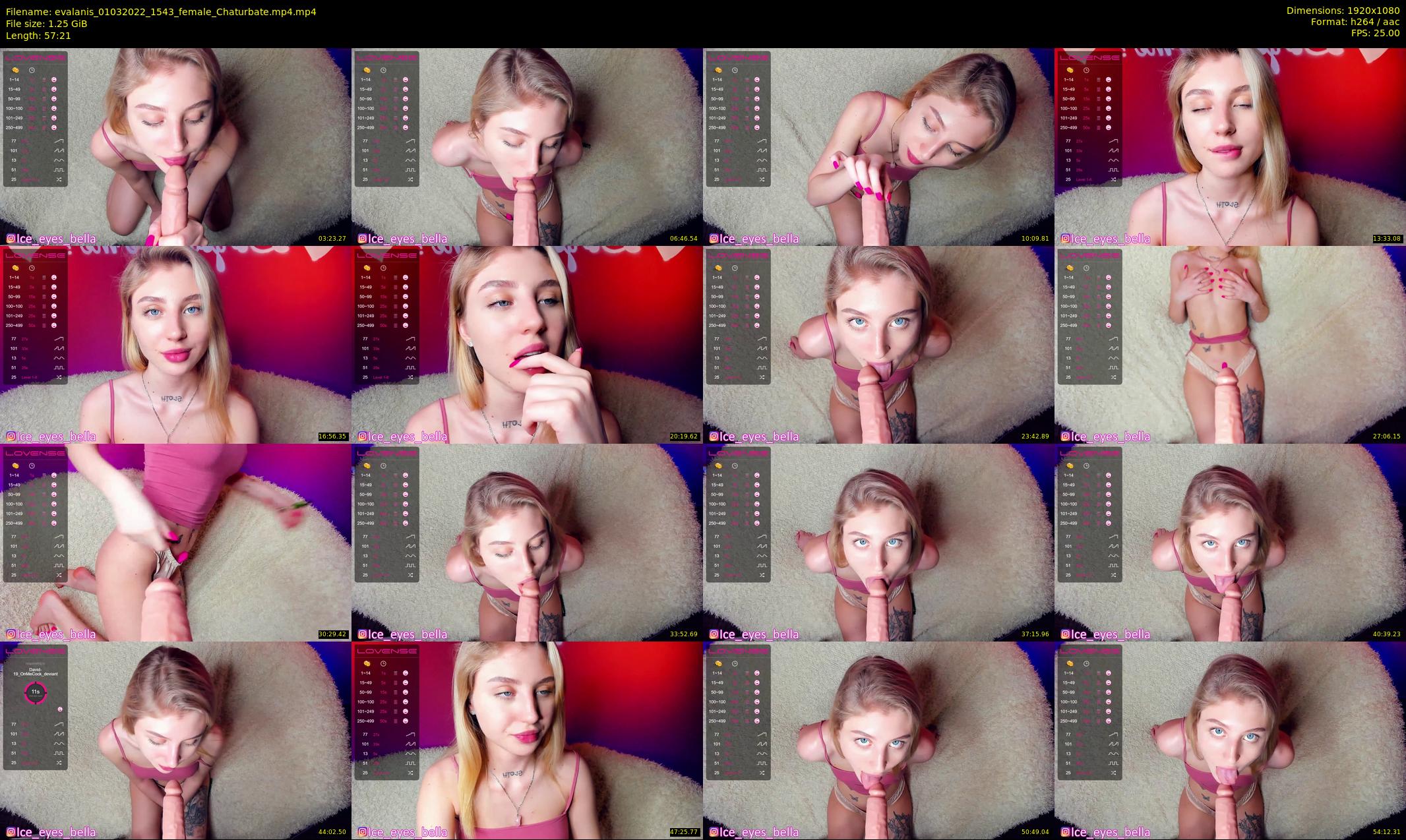 evalanis — 58 minute Chaturbate couple cam show recording, 1080p, Mar 1, 2022