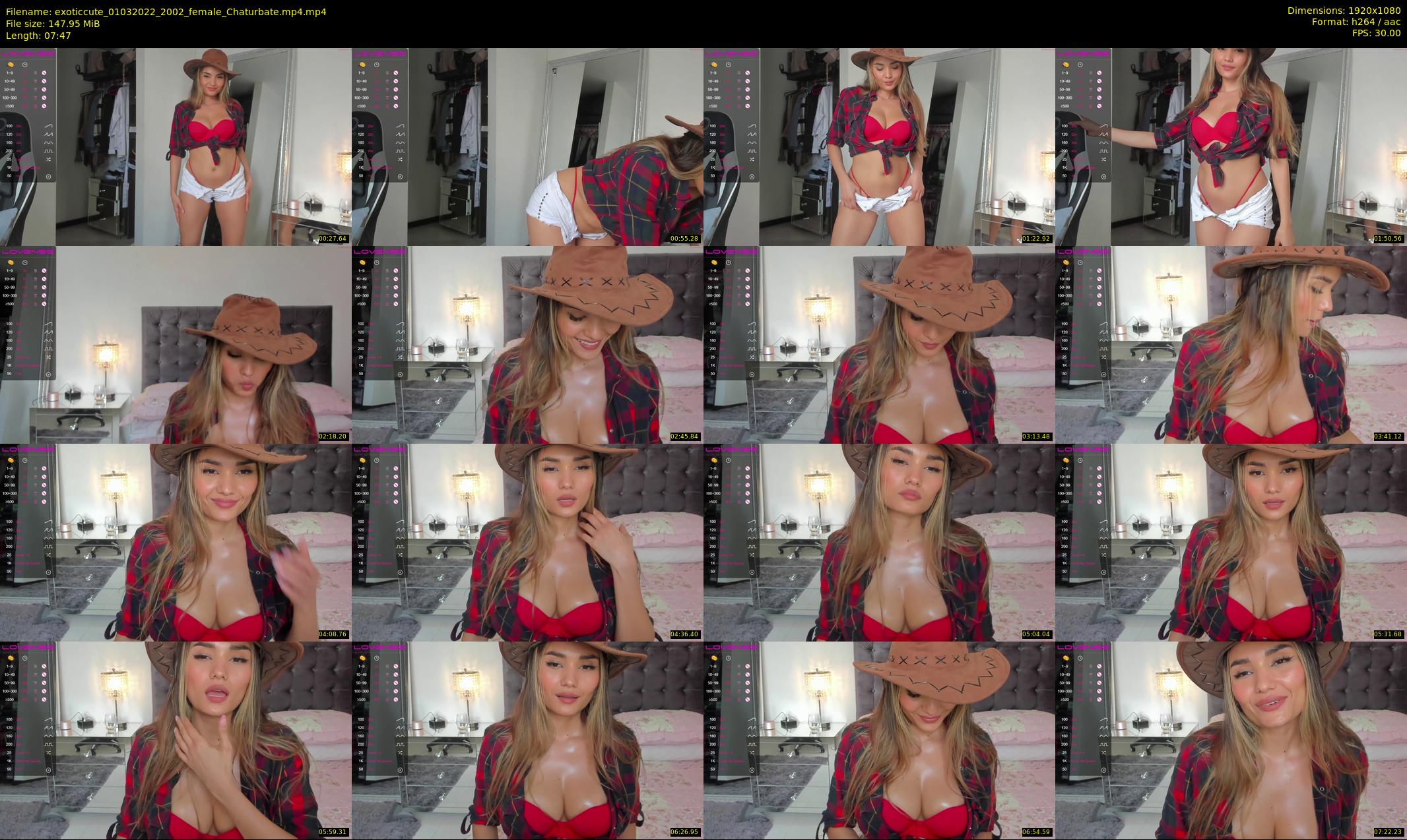 exoticcute — 8 minute Chaturbate female cam show recording, 1080p, Mar 1, 2022
