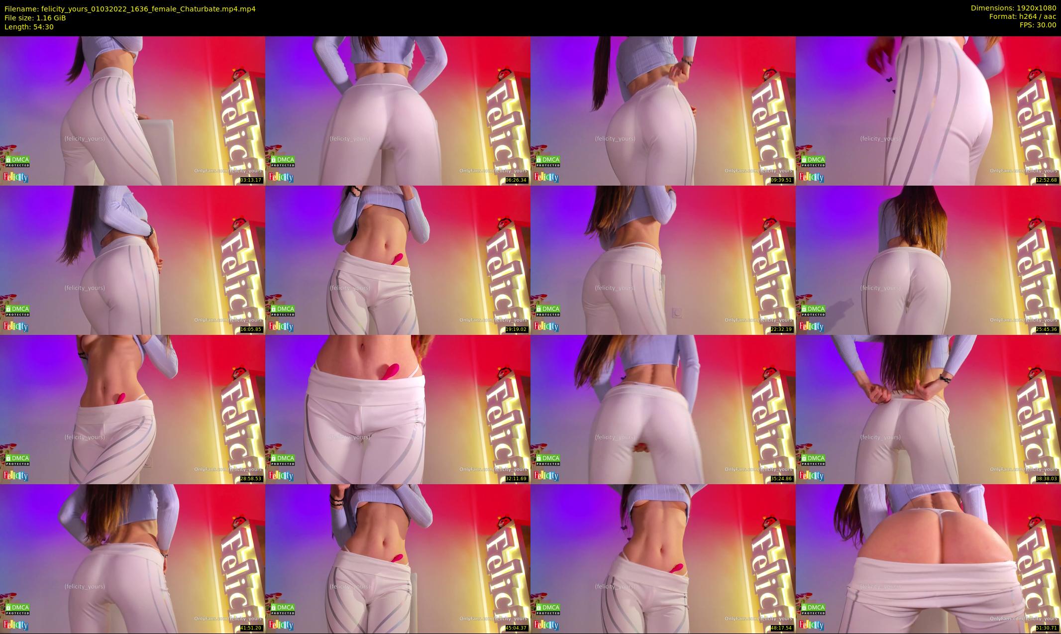 felicity_yours — 55 minute Chaturbate female cam show recording, 1080p, Mar 1, 2022