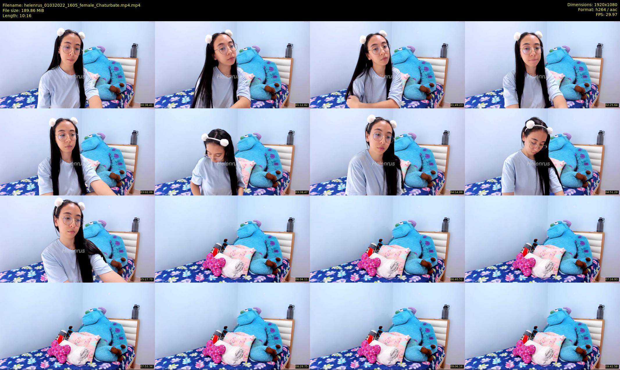 helenrus — 11 minute Chaturbate female cam show recording, 1080p, Mar 1, 2022