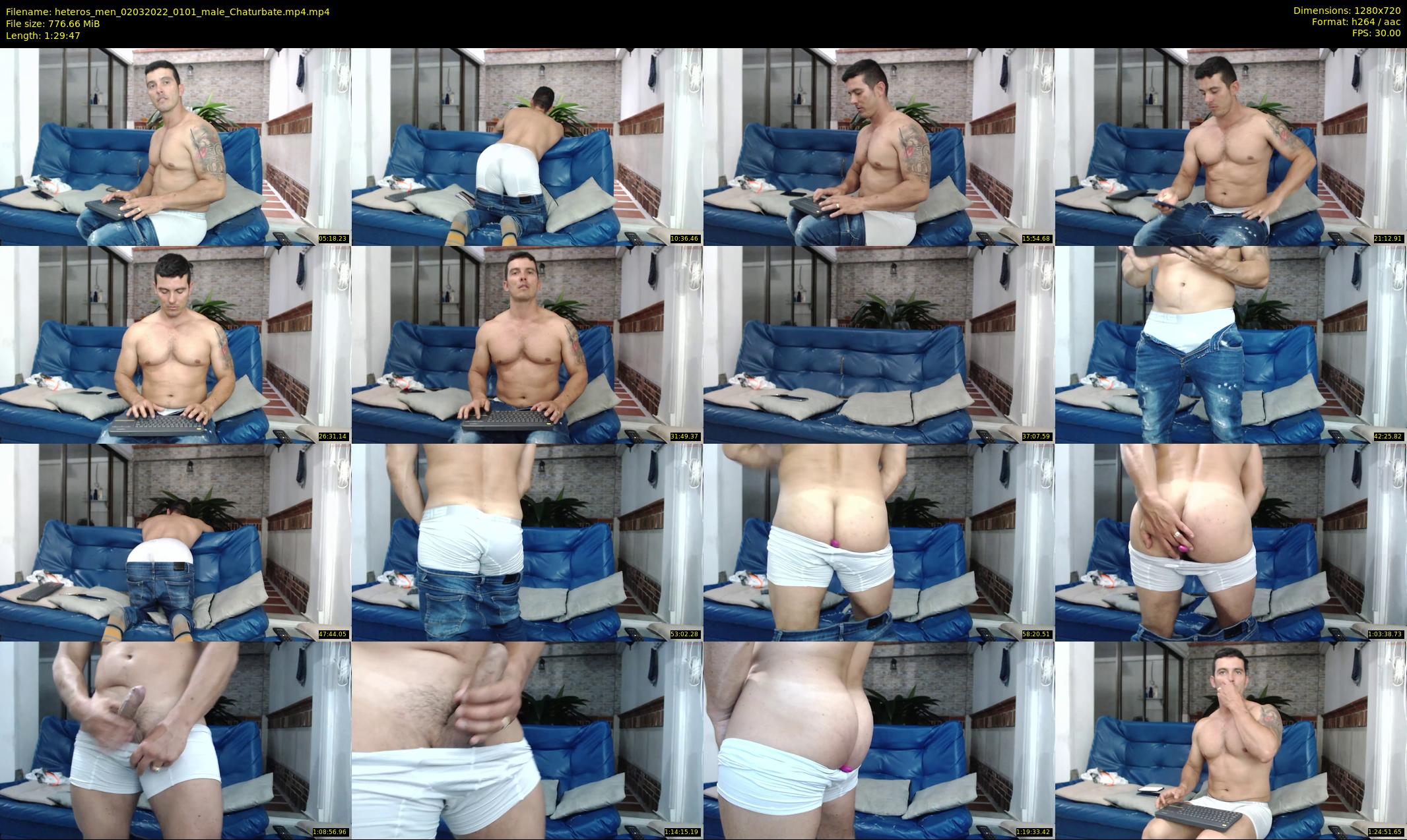 heteros_men — 90 minute Chaturbate male cam show recording, 720p, Mar 2, 2022