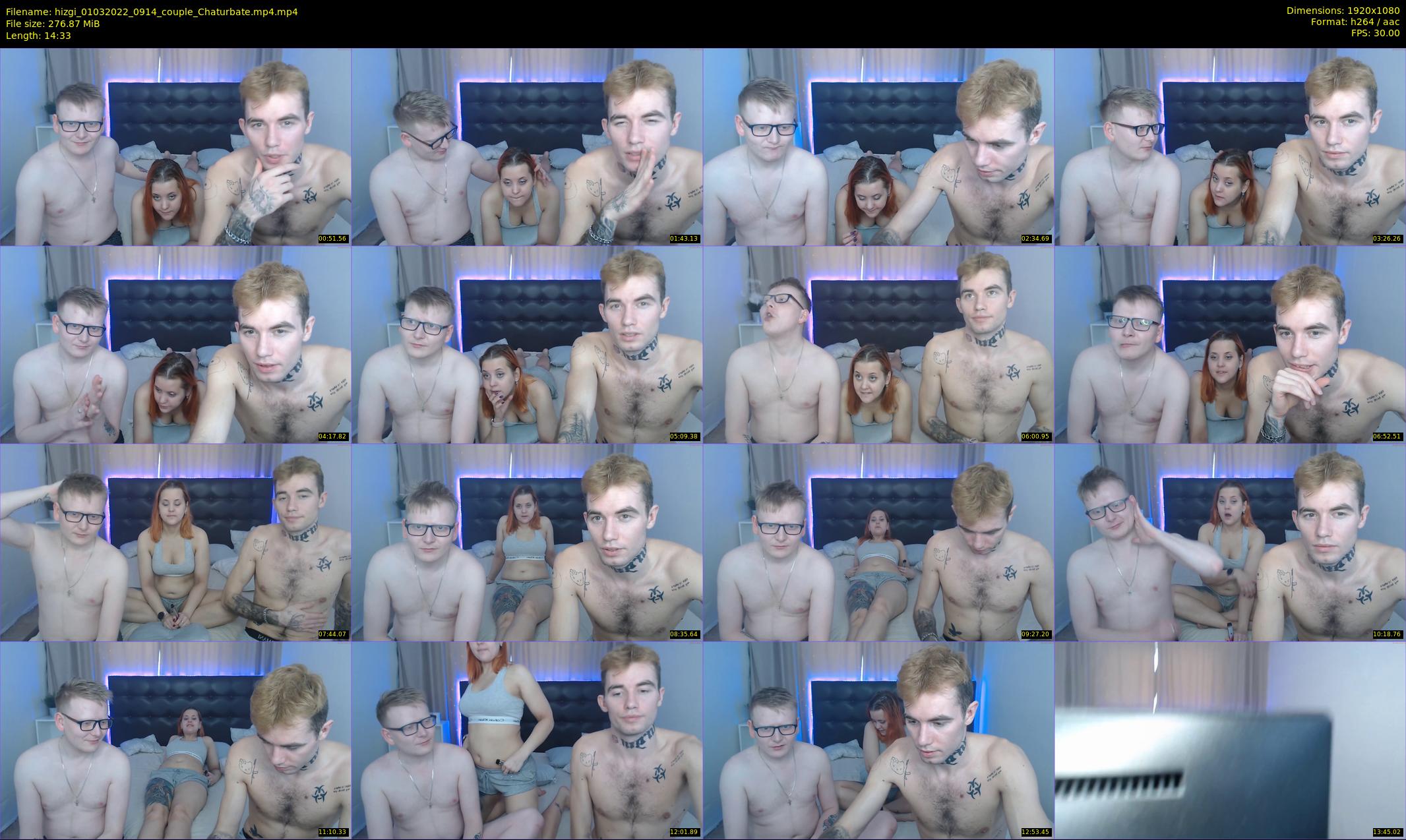 hizgi — 15 minute Chaturbate couple cam show recording, 1080p, Mar 1, 2022