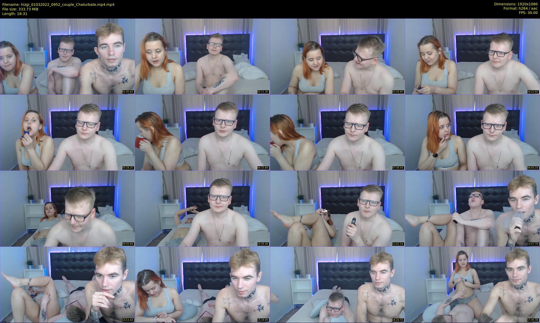 hizgi — 19 minute Chaturbate couple cam show recording, 1080p, Mar 1, 2022