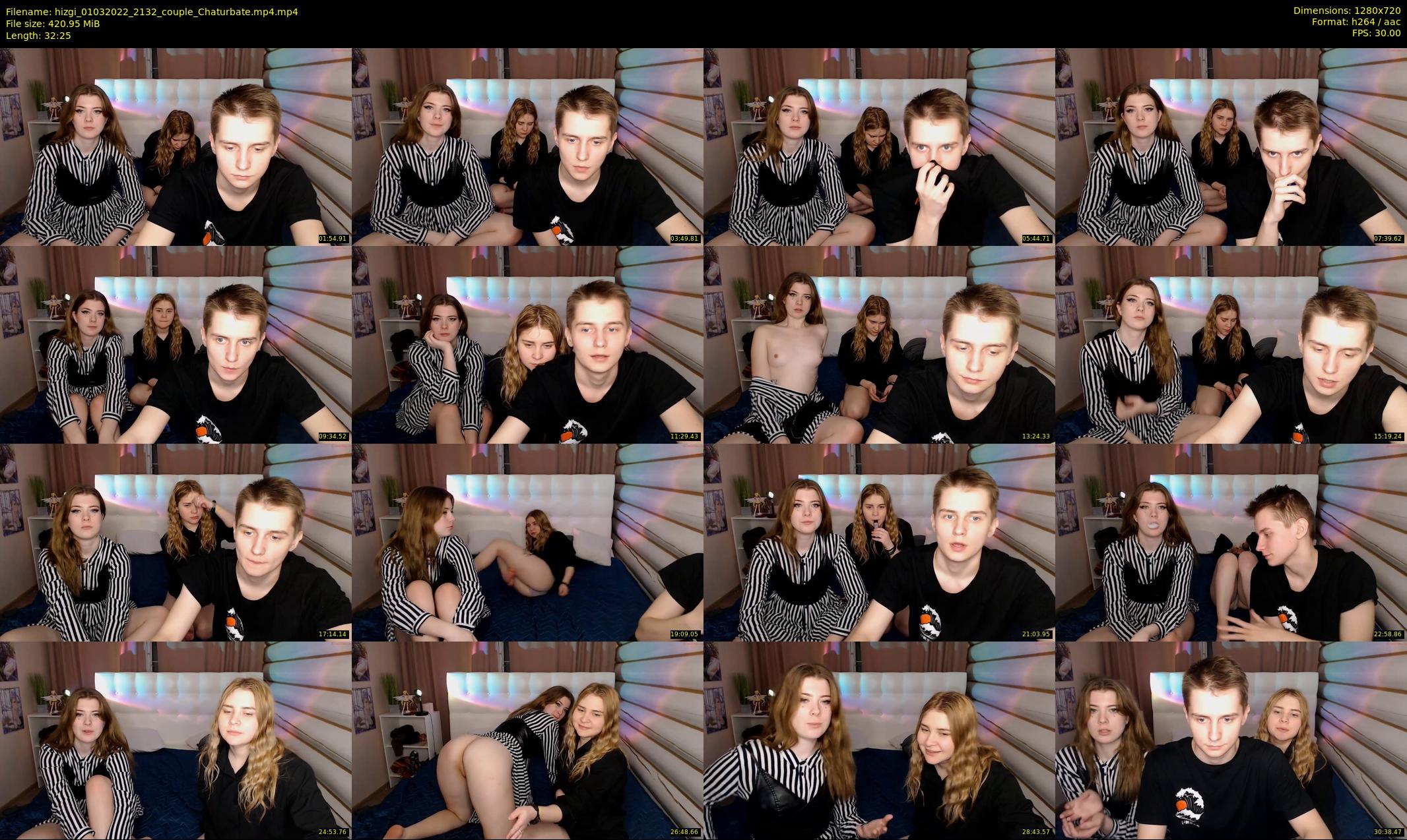 hizgi — 33 minute Chaturbate couple cam show recording, 720p, Mar 1, 2022
