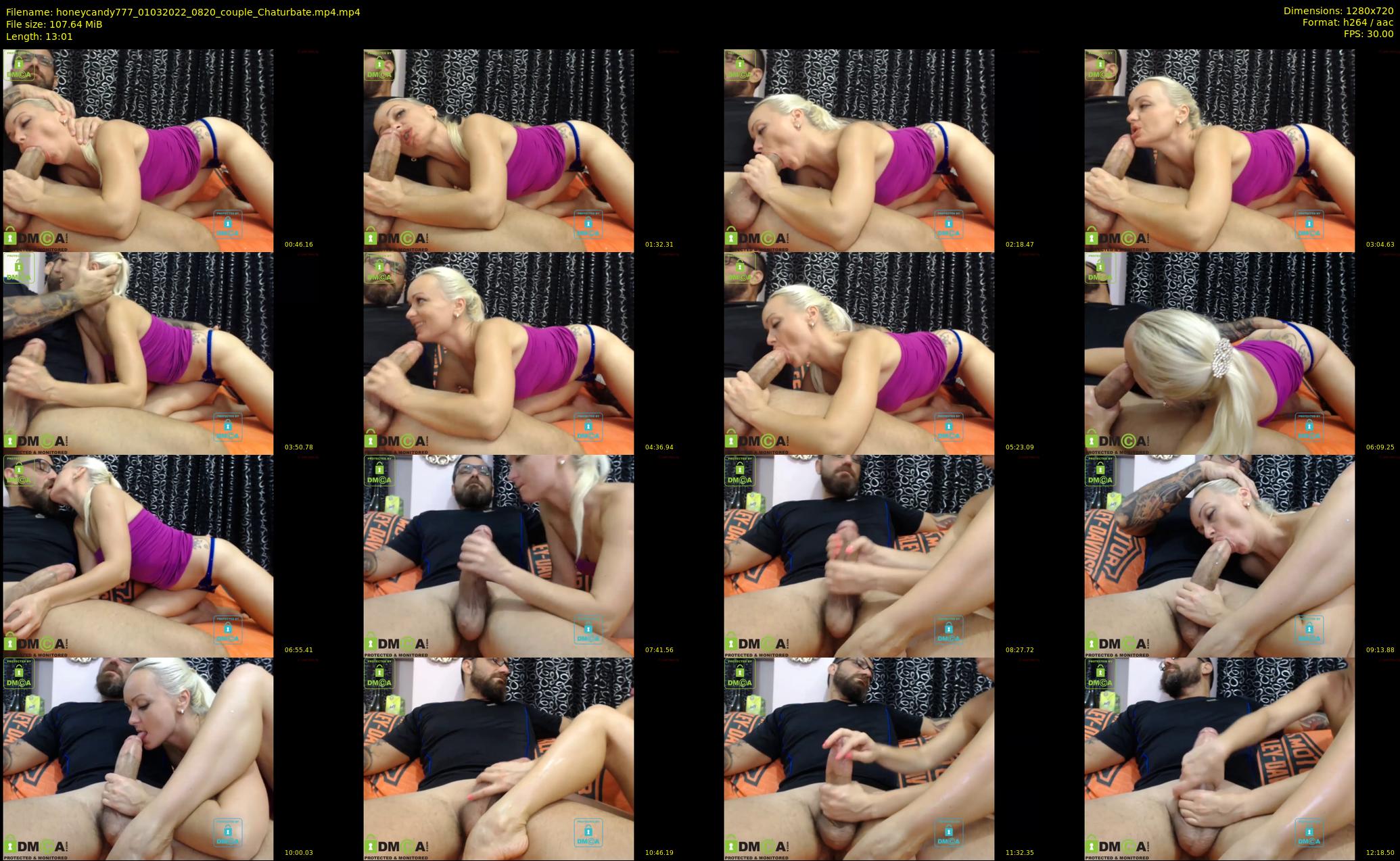 honeycandy777 — 14 minute Chaturbate couple cam show recording, 720p, Mar 1, 2022