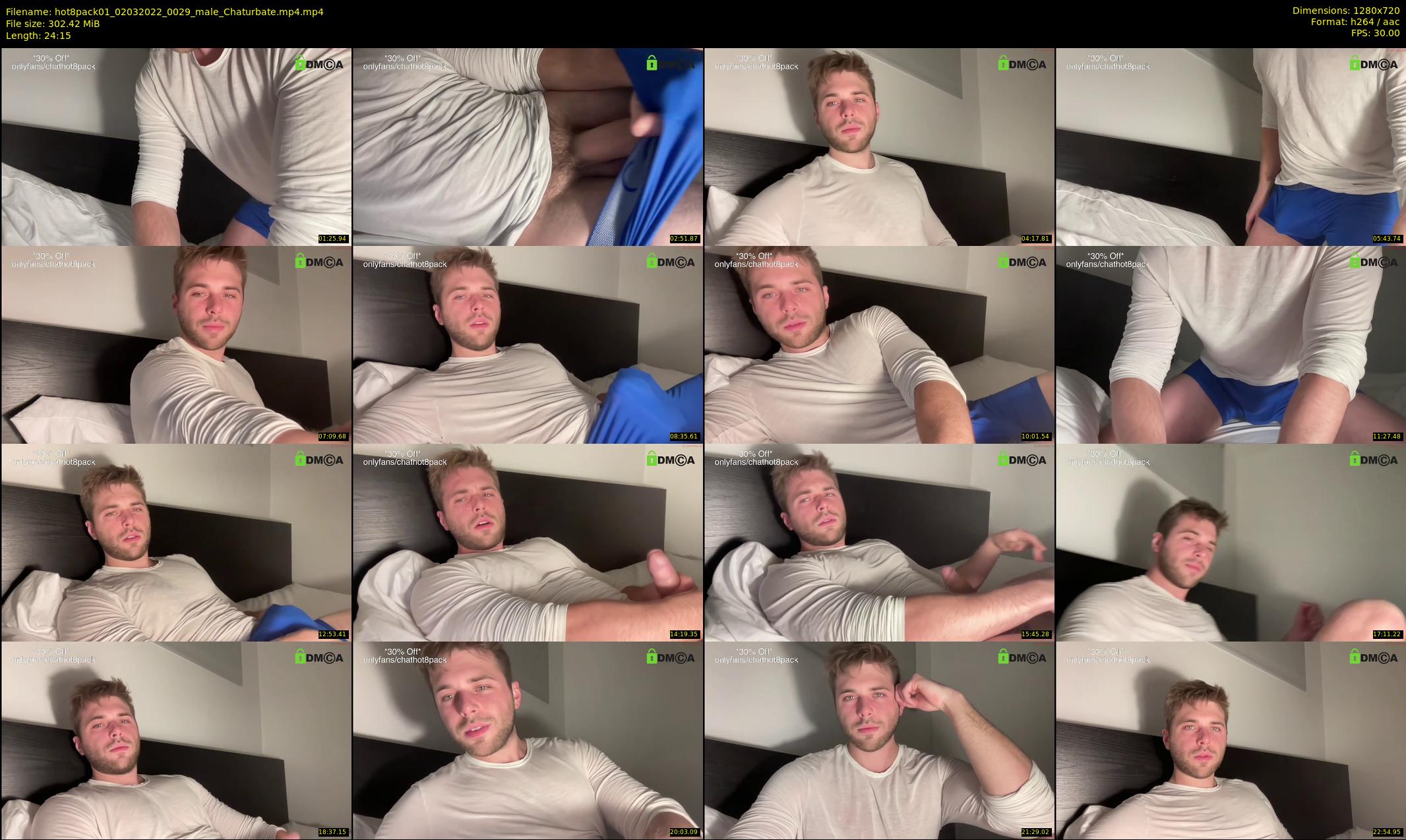 hot8pack01 — 25 minute Chaturbate male cam show recording, 720p, Mar 2, 2022