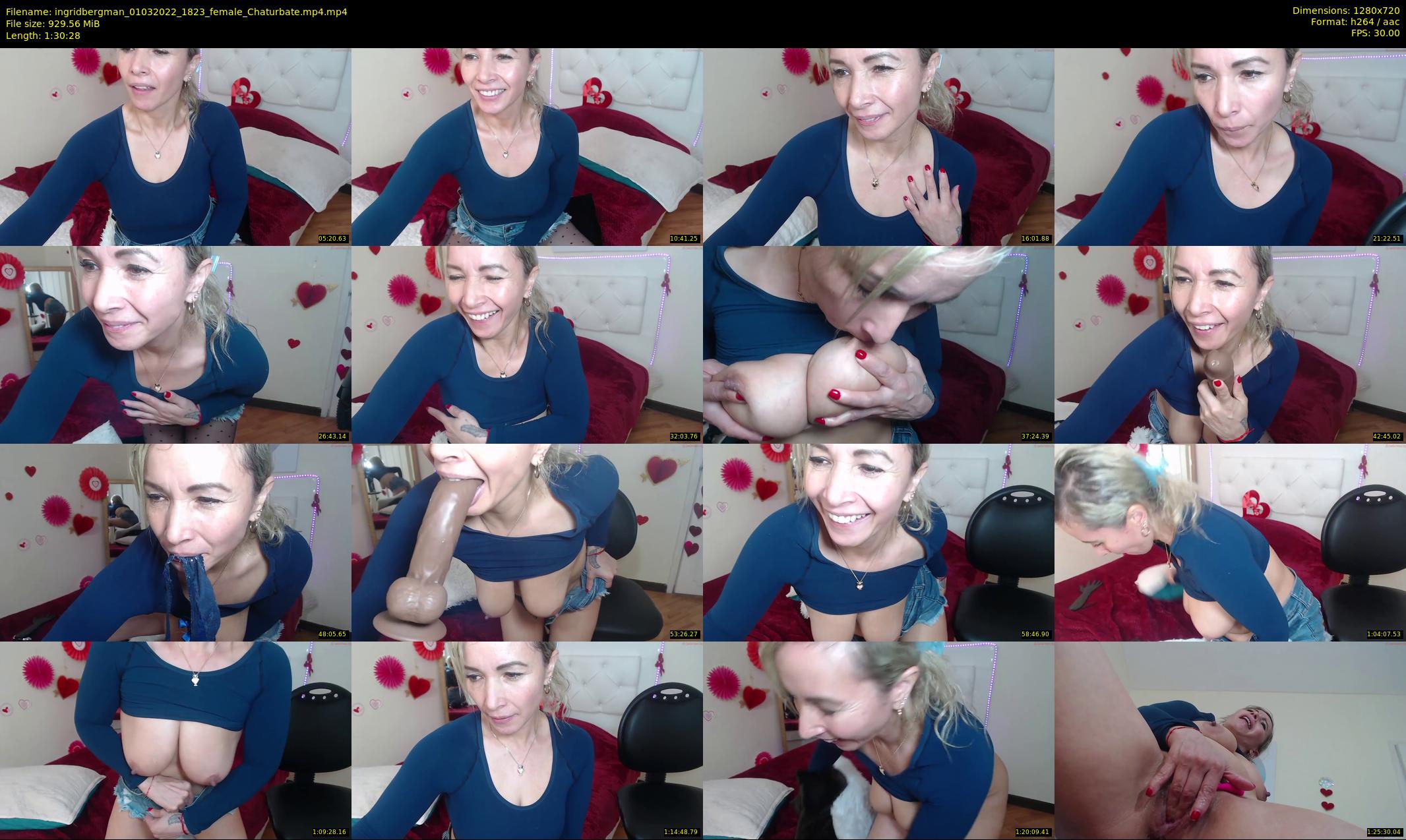 ingridbergman — 91 minute Chaturbate female cam show recording, 720p, Mar 1, 2022