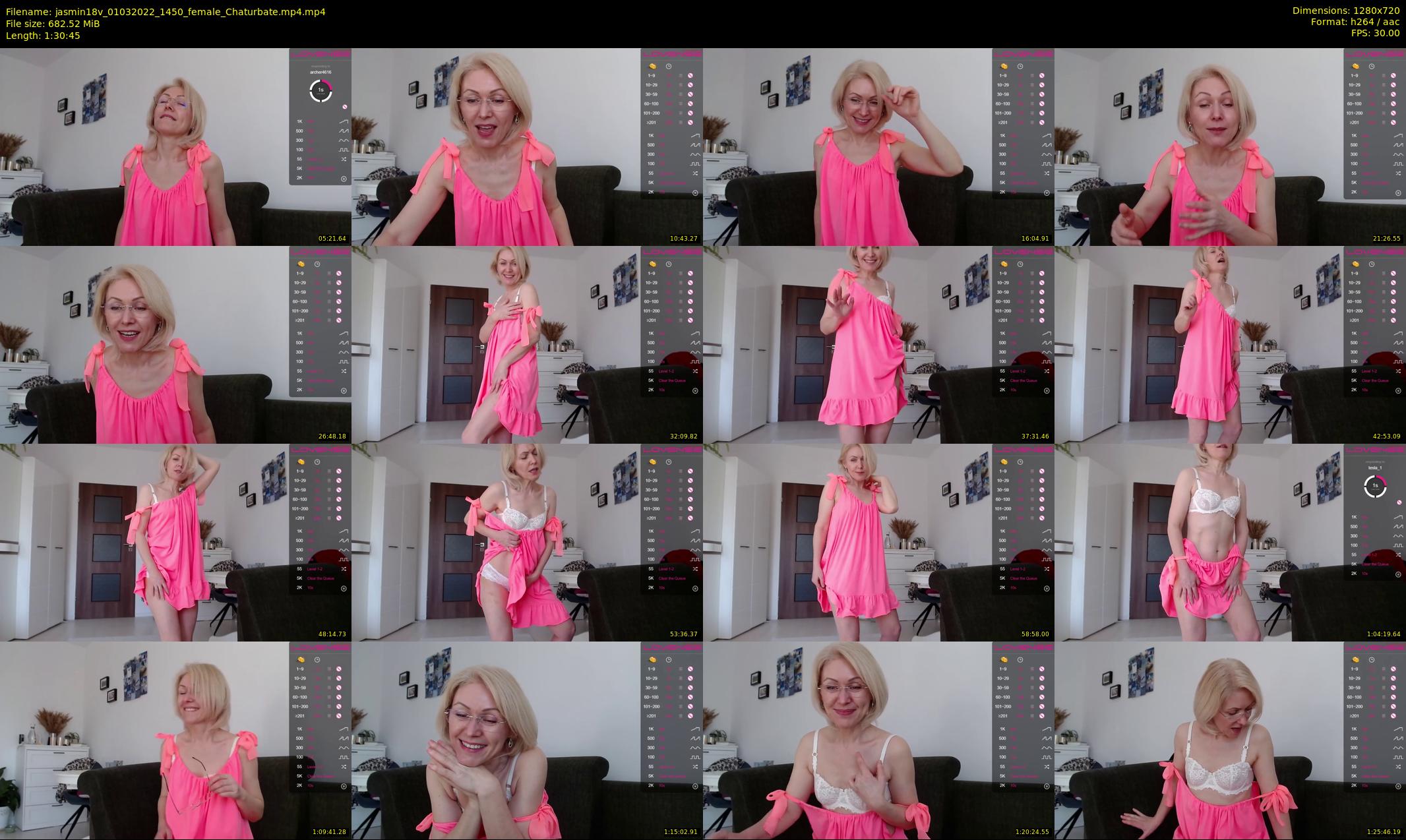 jasmin18v — 91 minute Chaturbate female cam show recording, 720p, Mar 1, 2022