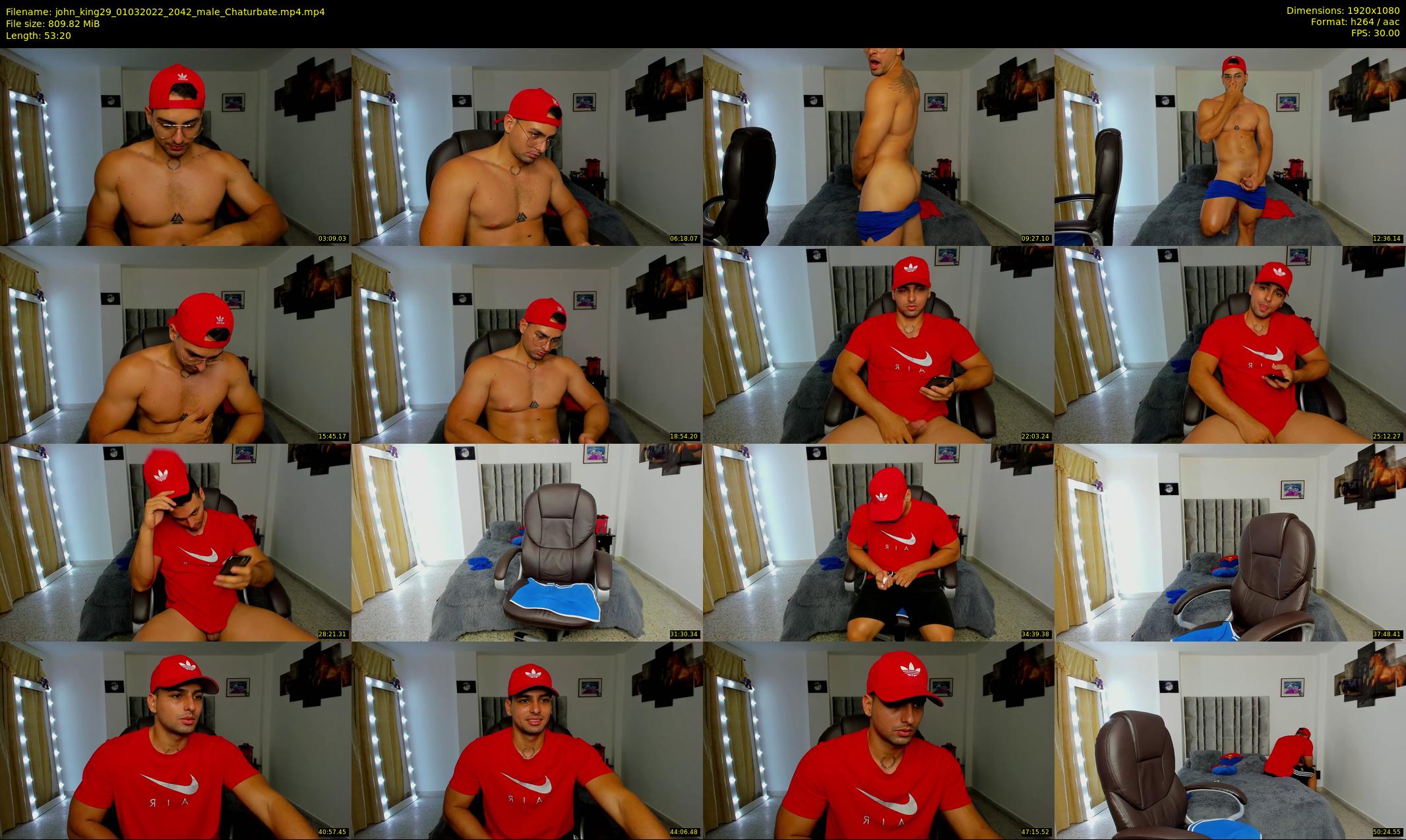 john_king29 — 54 minute Chaturbate male cam show recording, 1080p, Mar 1, 2022