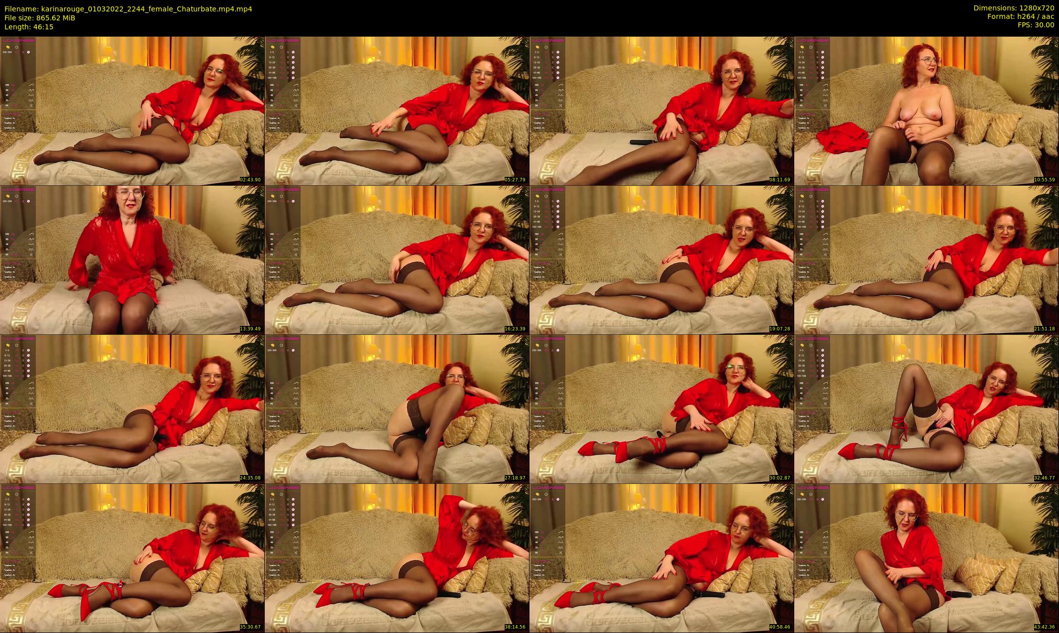karinarouge — 47 minute Chaturbate female cam show recording, 720p, Mar 1, 2022