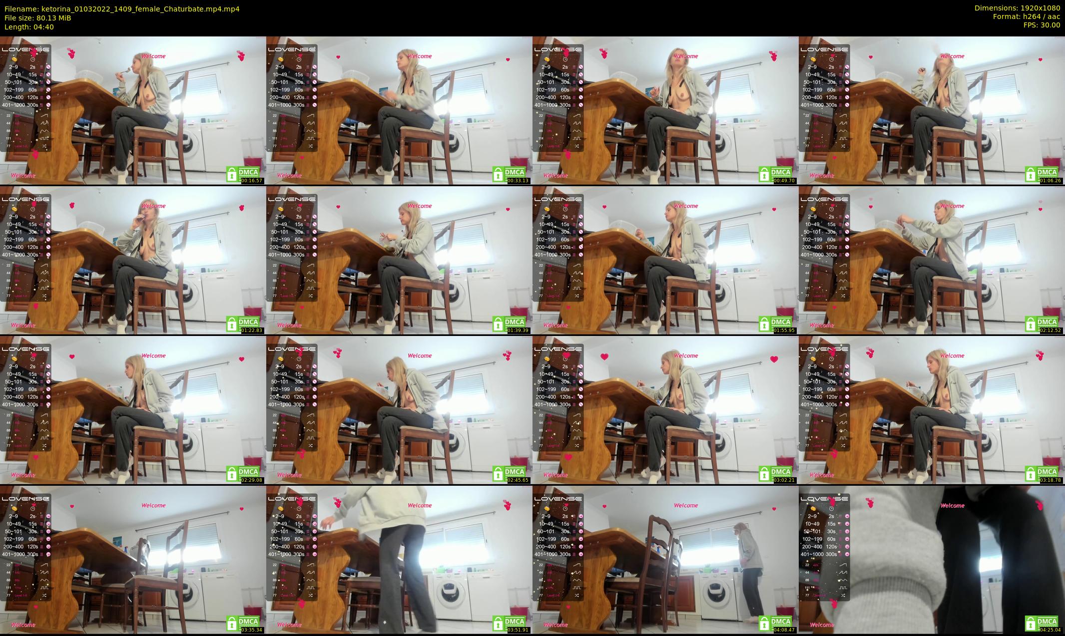 ketorina — 5 minute Chaturbate female cam show recording, 1080p, Mar 1, 2022