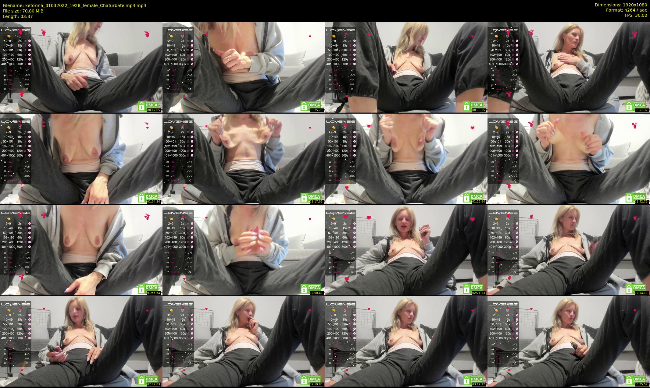 ketorina — 4 minute Chaturbate female cam show recording, 1080p, Mar 1, 2022