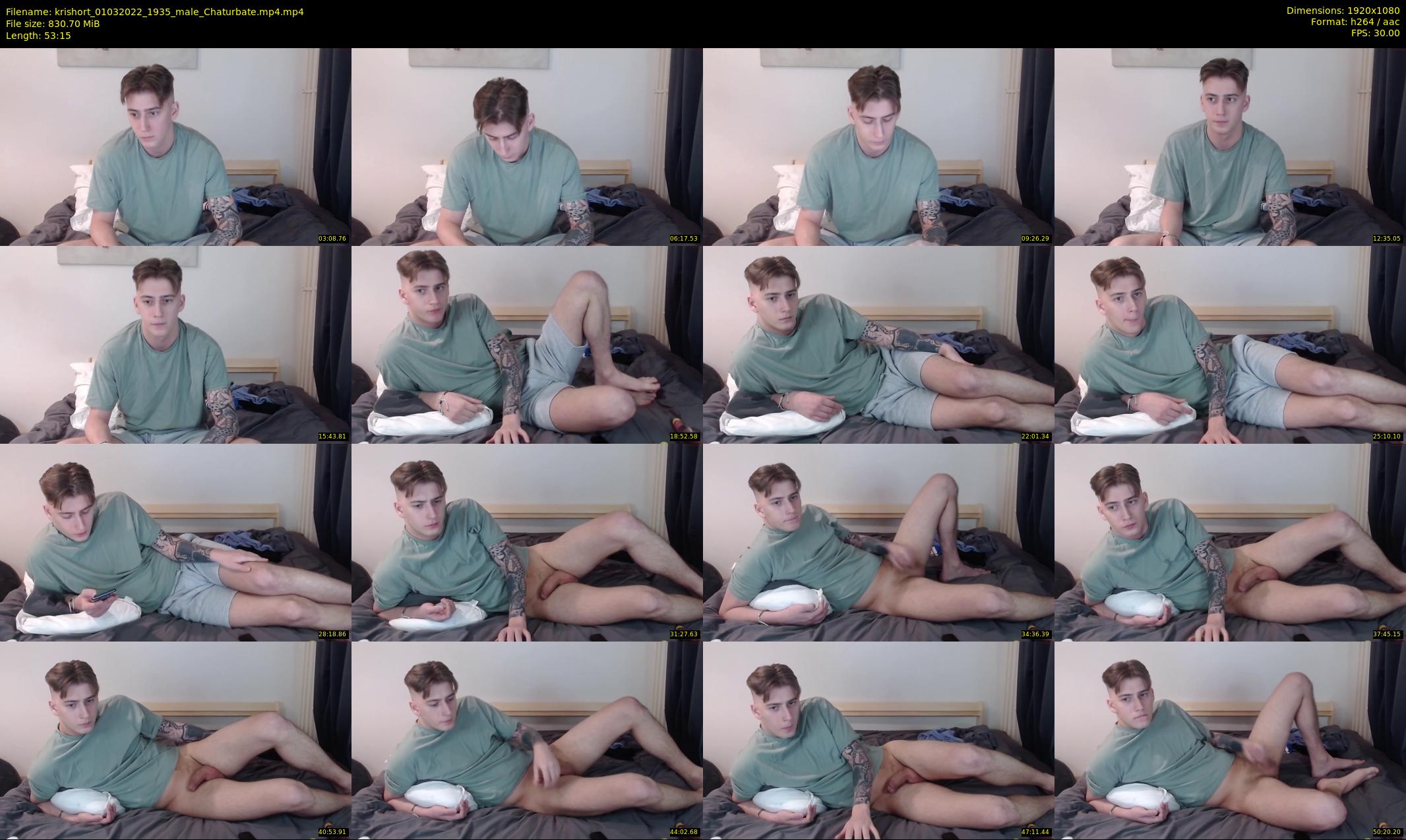 krishort — 54 minute Chaturbate male cam show recording, 1080p, Mar 1, 2022