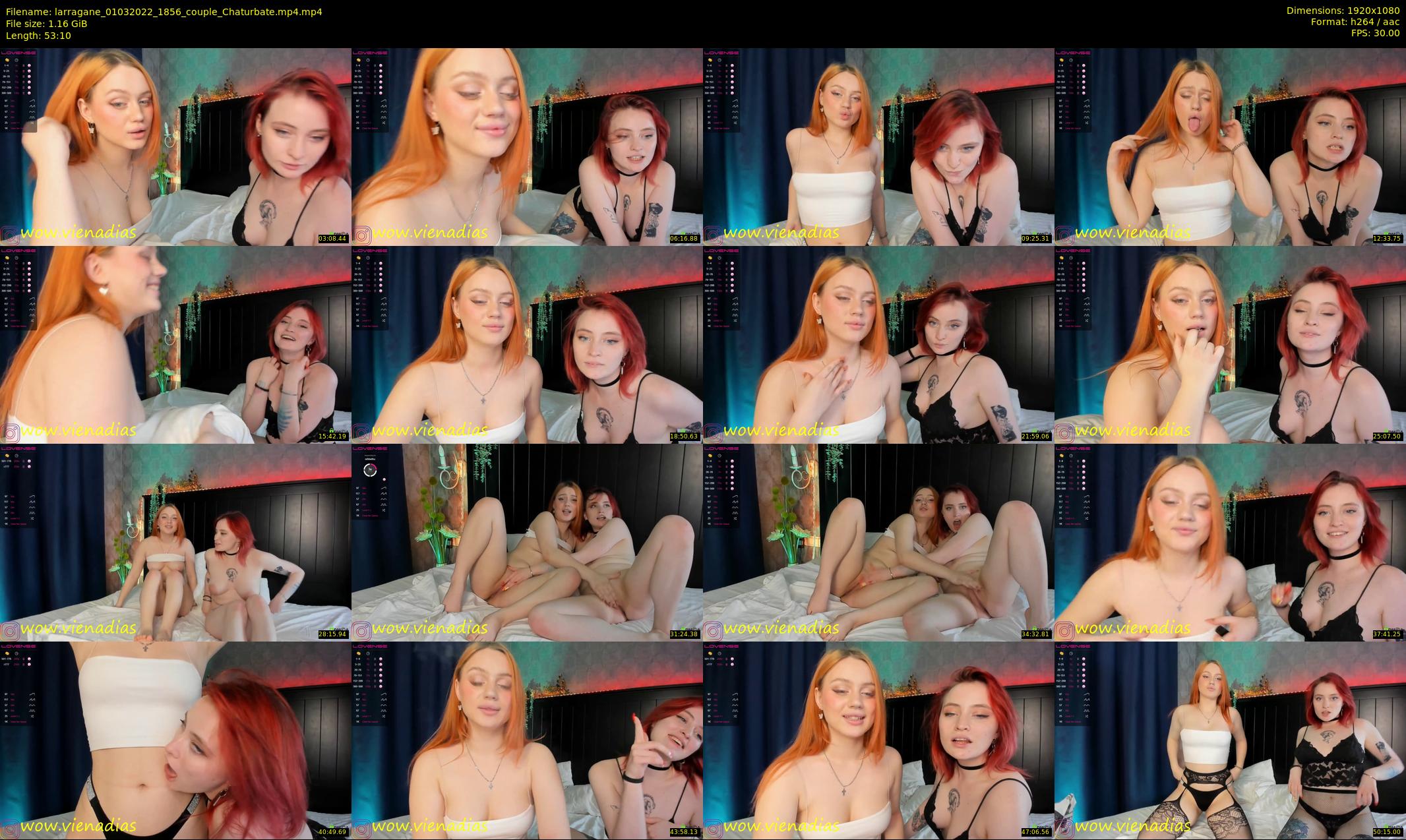 larragane — 54 minute Chaturbate couple cam show recording, 1080p, Mar 1, 2022