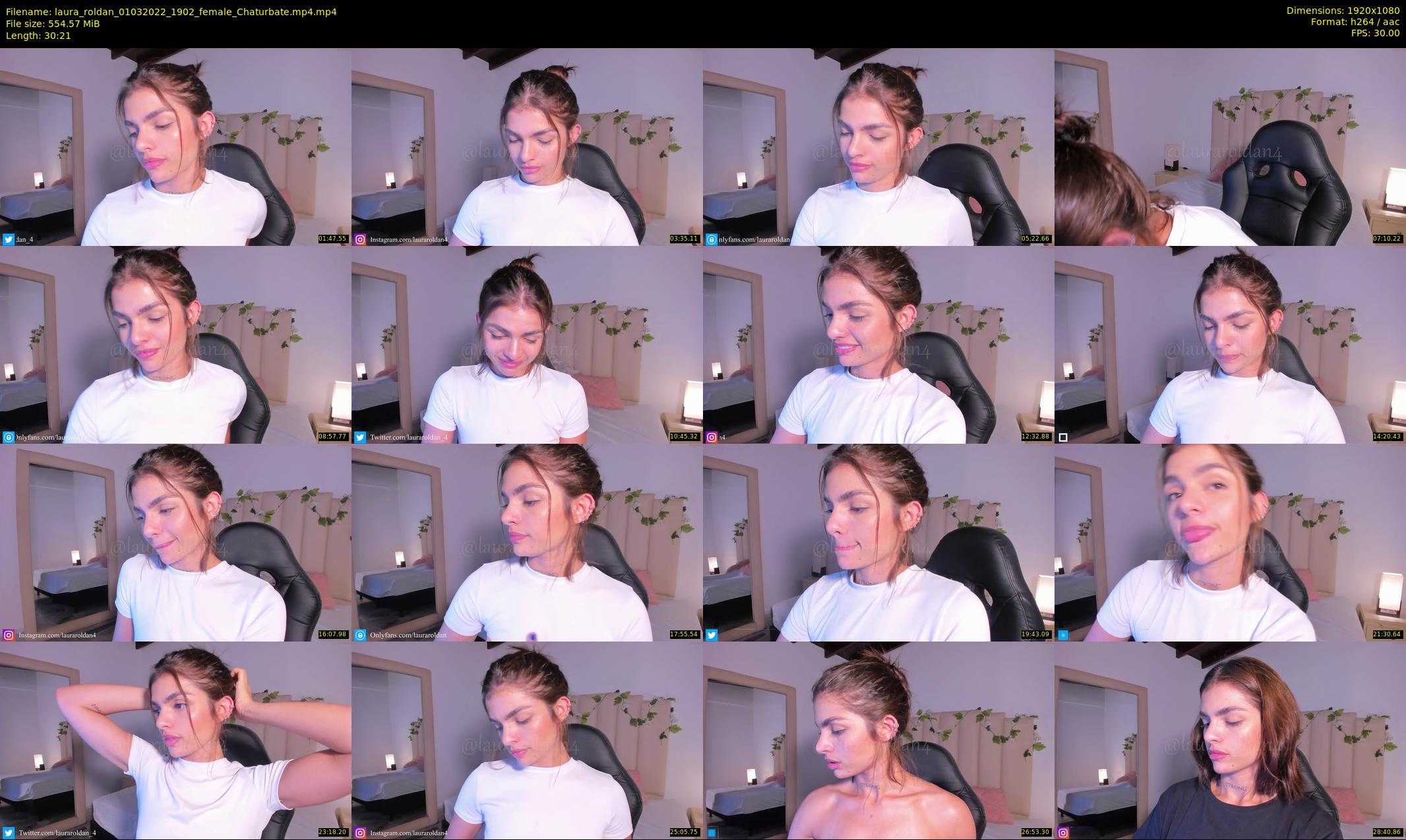 laura_roldan — 31 minute Chaturbate female cam show recording, 1080p, Mar 1, 2022