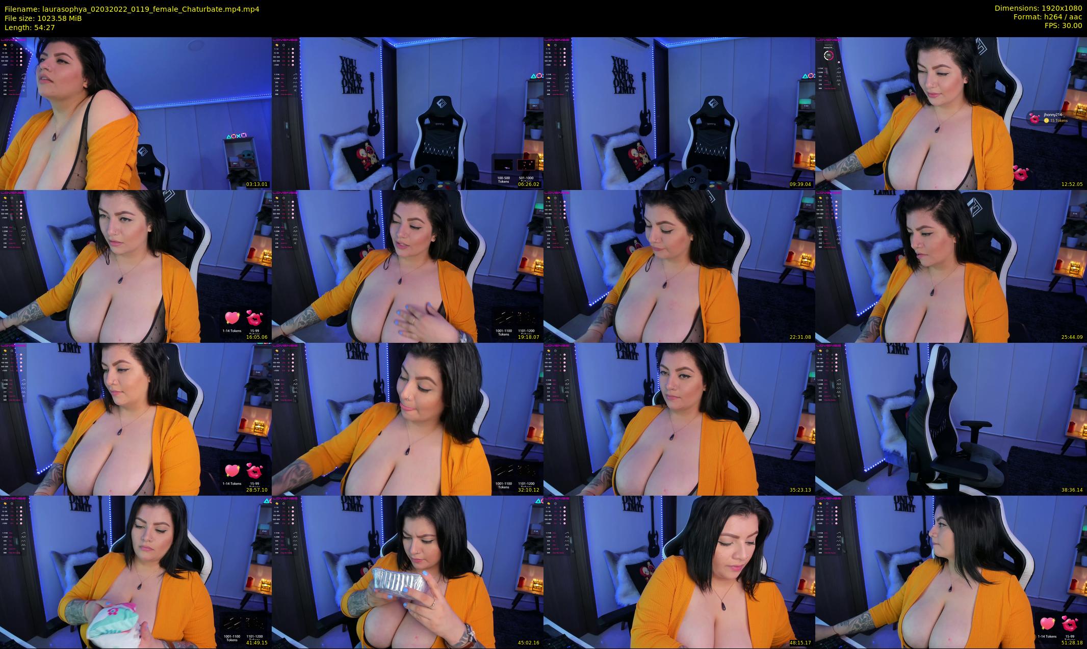 laurasophya — 55 minute Chaturbate female cam show recording, 1080p, Mar 2, 2022