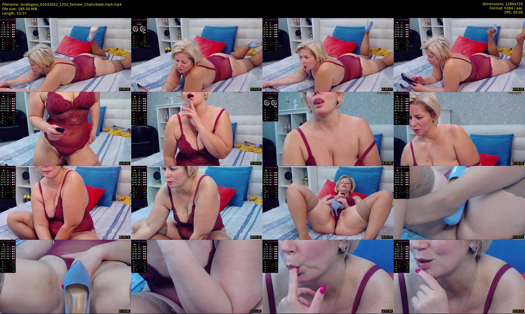 lorabigass — 16 minute Chaturbate female cam show recording, 720p, Mar 1, 2022