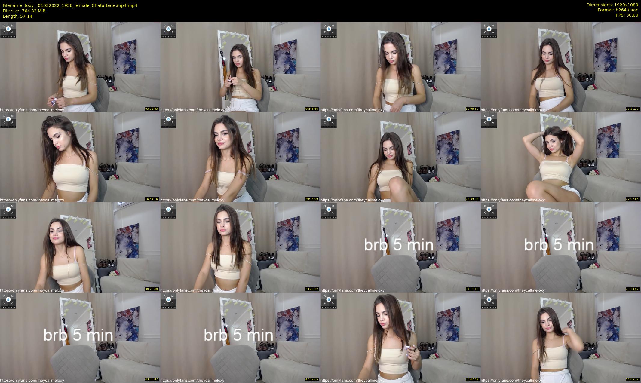 loxy_ — 58 minute Chaturbate female cam show recording, 1080p, Mar 1, 2022