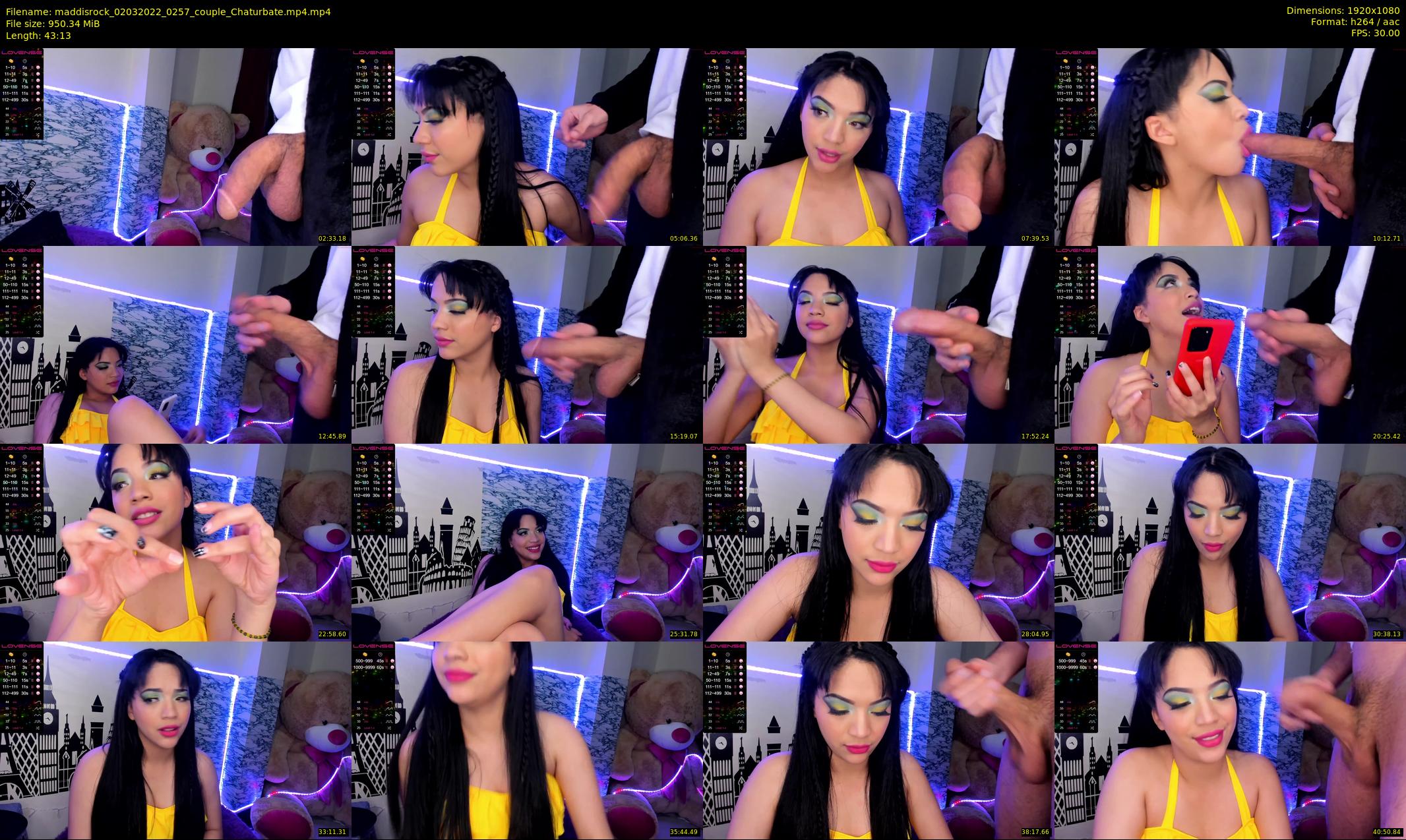 maddisrock — 44 minute Chaturbate couple cam show recording, 1080p, Mar 2, 2022