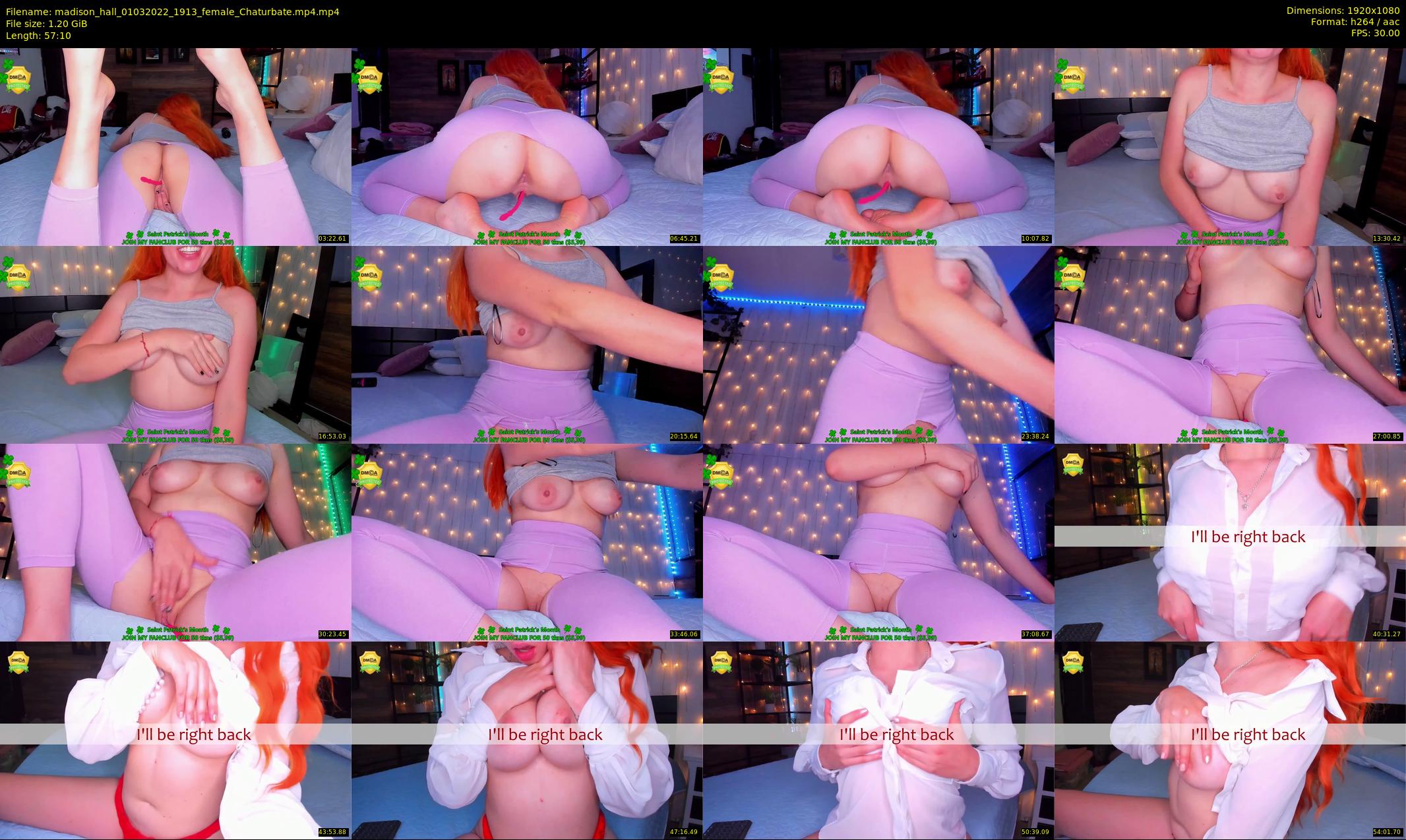 madison_hall — 58 minute Chaturbate female cam show recording, 1080p, Mar 1, 2022