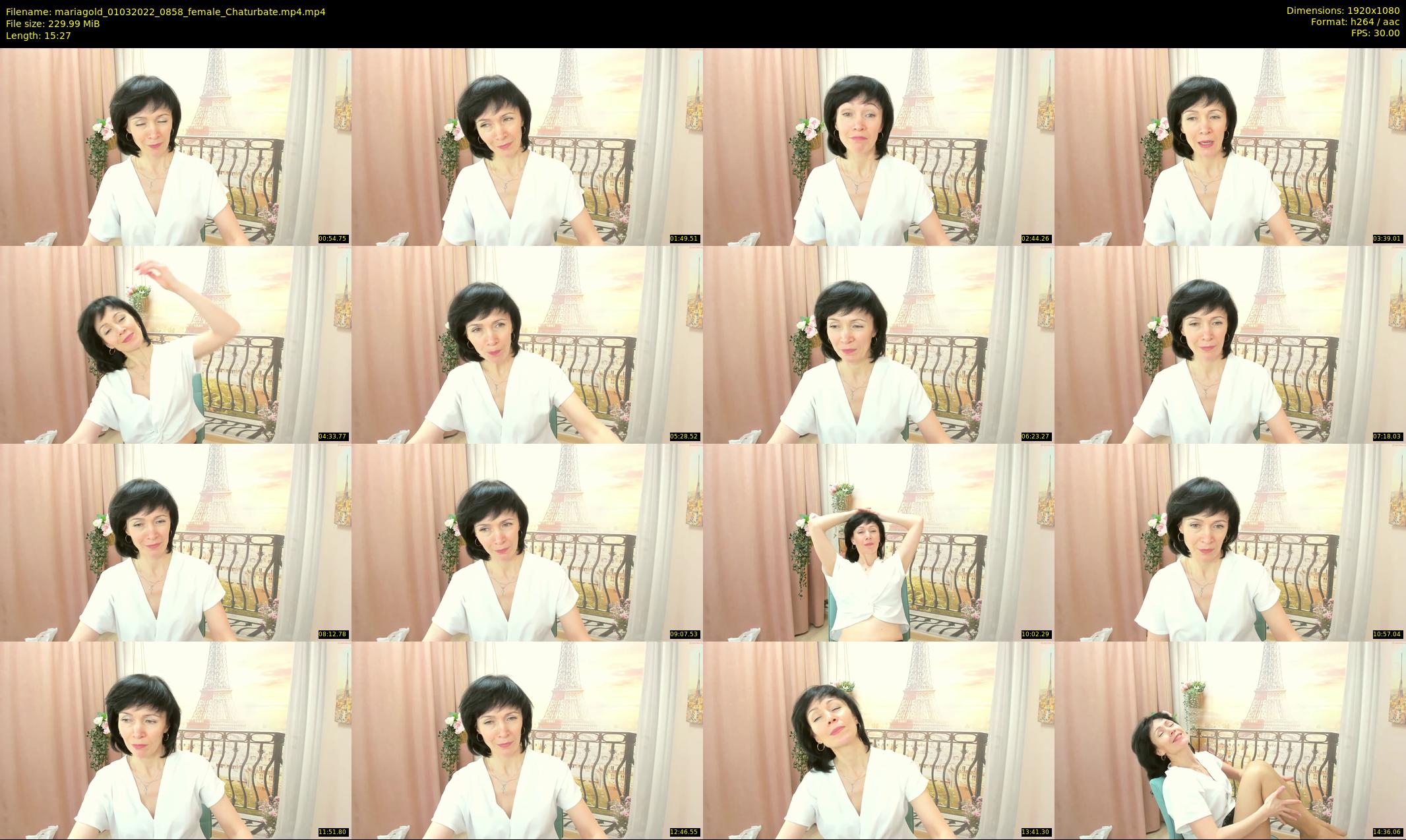 mariagold — 16 minute Chaturbate female cam show recording, 1080p, Mar 1, 2022
