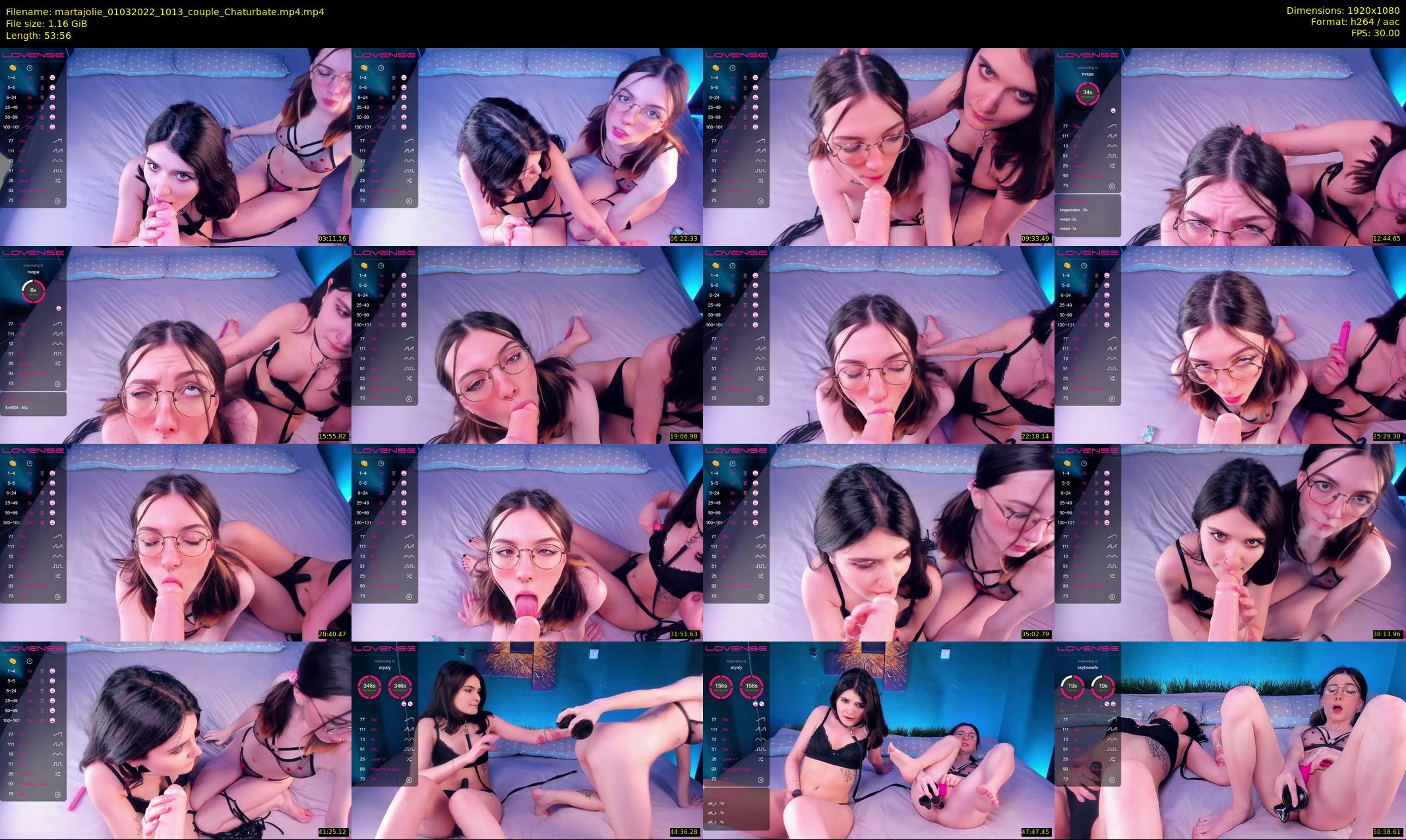 martajolie — 54 minute Chaturbate female cam show recording, 1080p, Mar 1, 2022