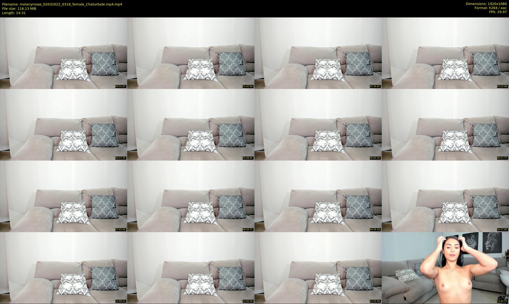 melanyrosse — 15 minute Chaturbate female cam show recording, 1080p, Mar 2, 2022